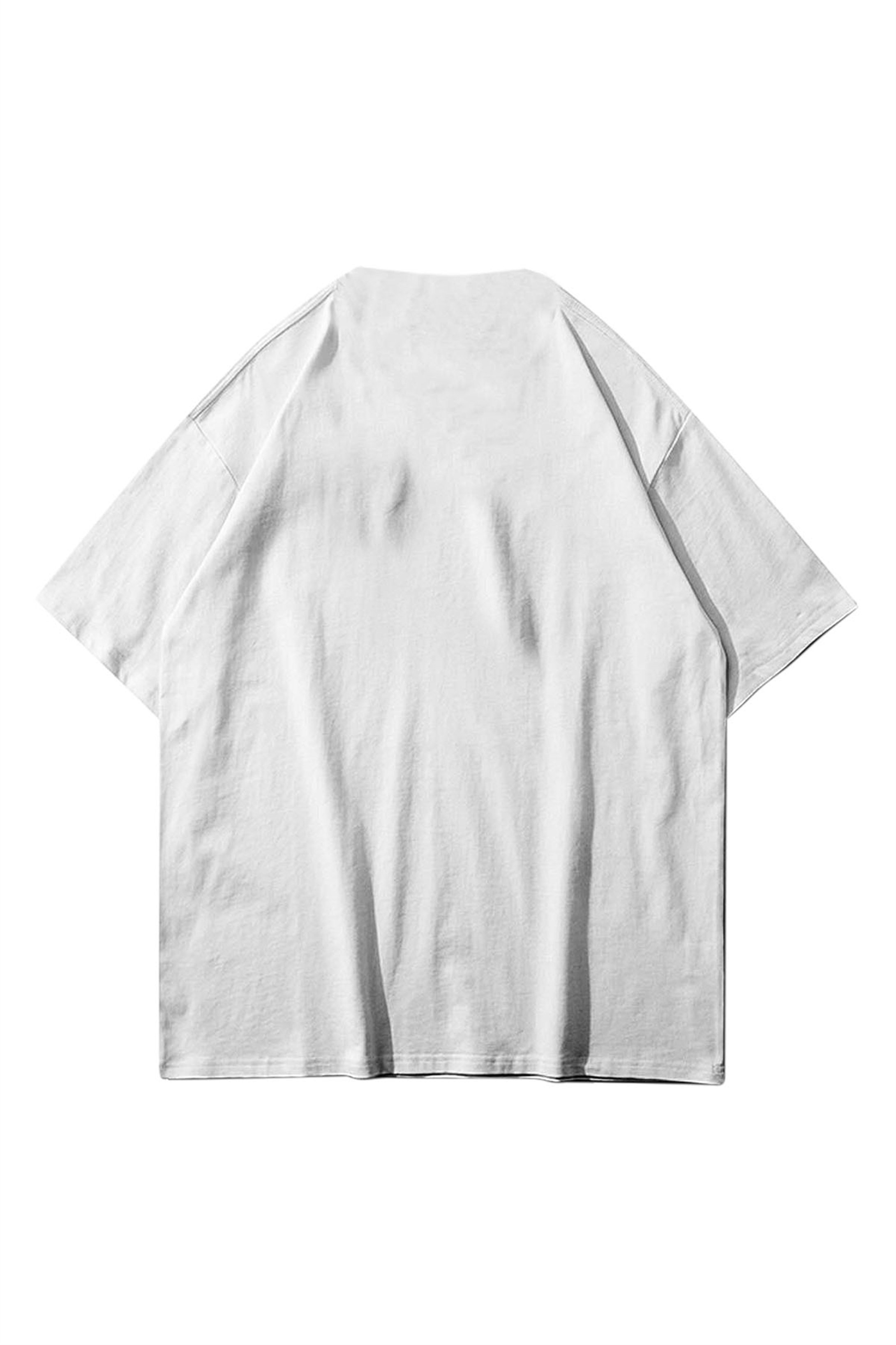 Trendiz Unisex Kemik Kalp Beyaz Tshirt