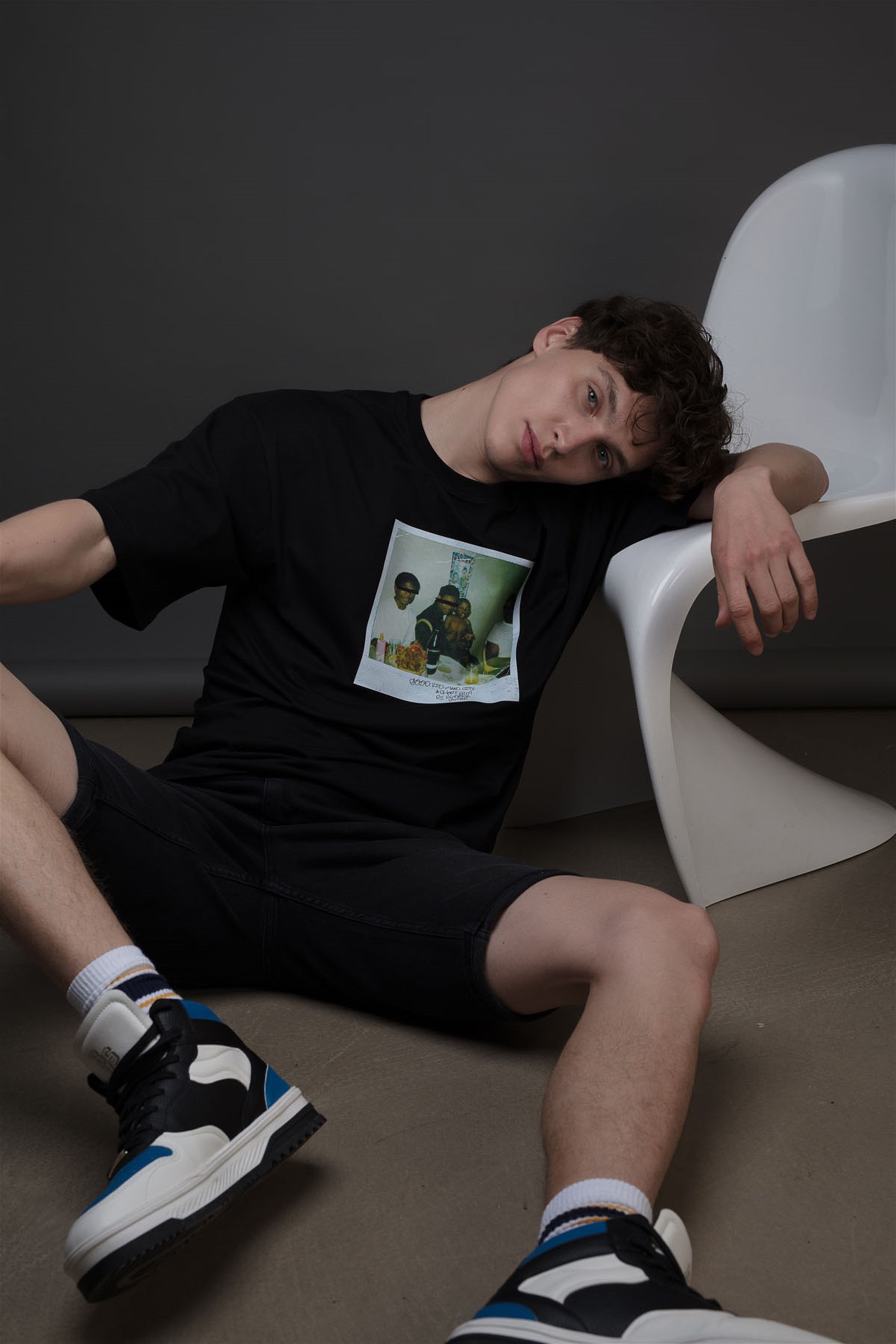 Trendiz Unisex Kendrick Lamar m.A.A.d City Siyah Tshirt