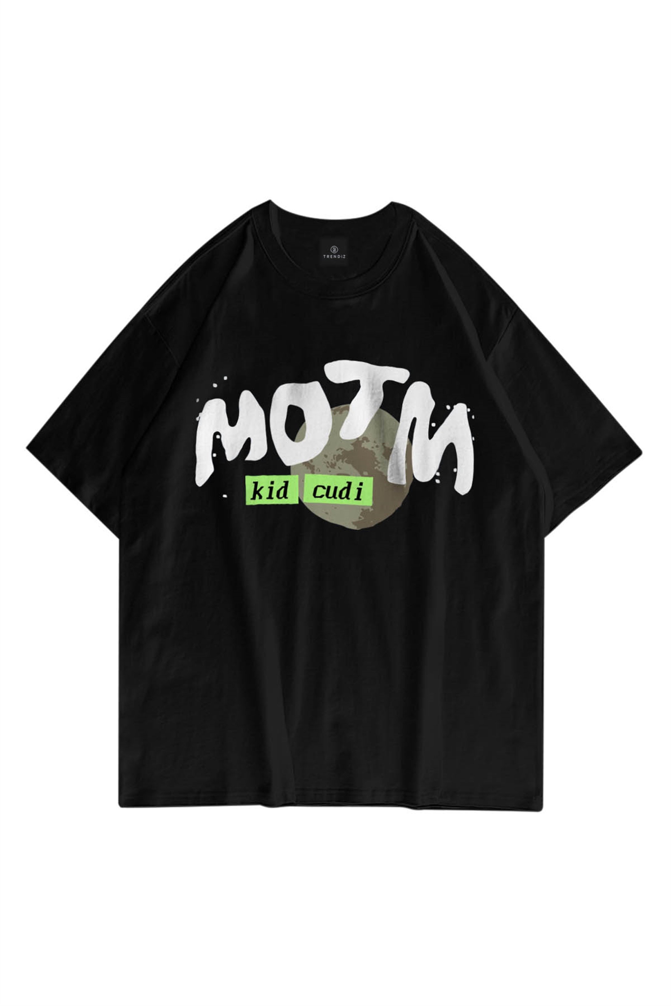 Trendiz Unisex Kid Cudi Man of the Moon 3 Siyah Tshirt
