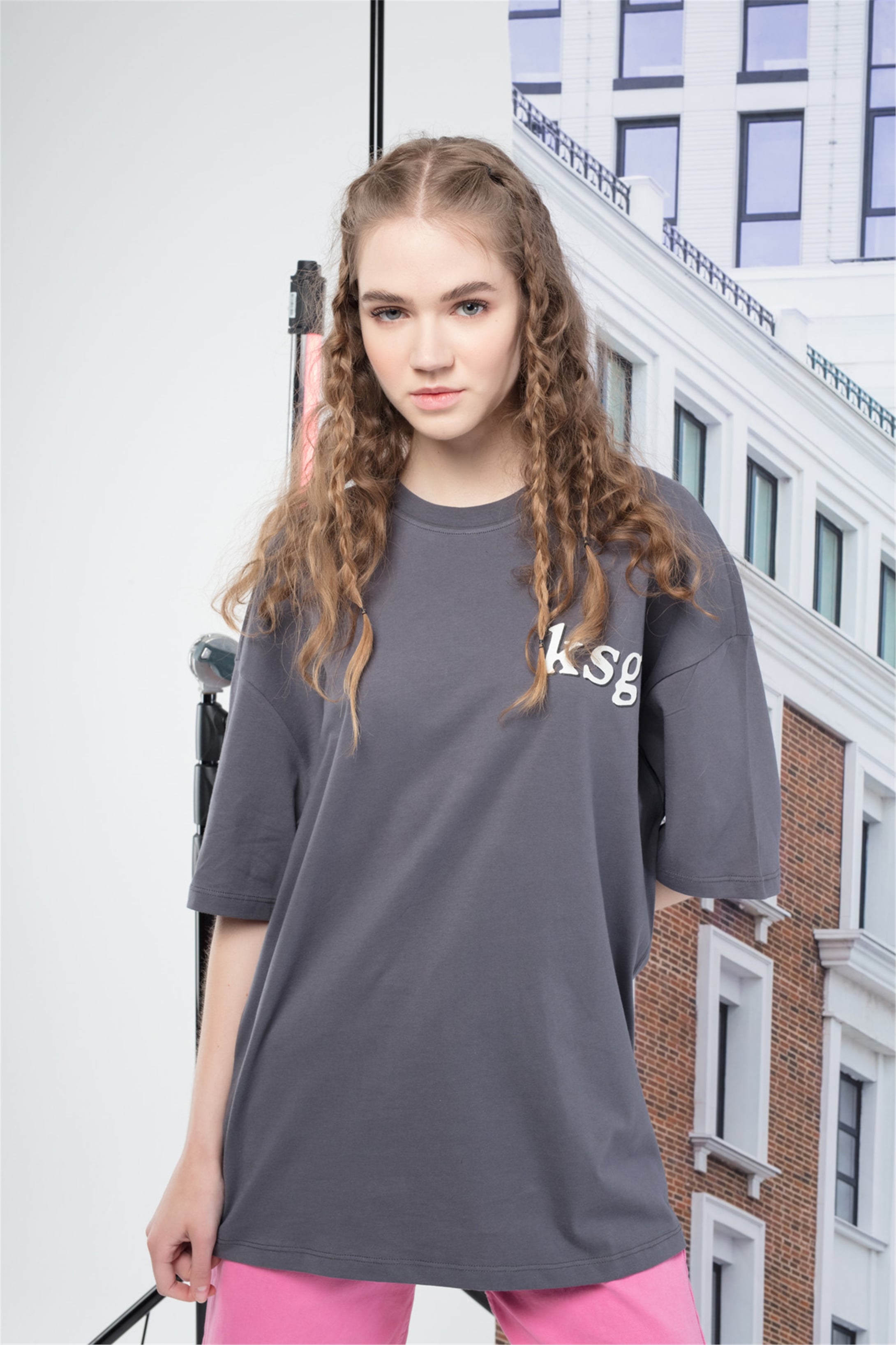 Trendiz Unisex Ksg Tshirt Antrasit
