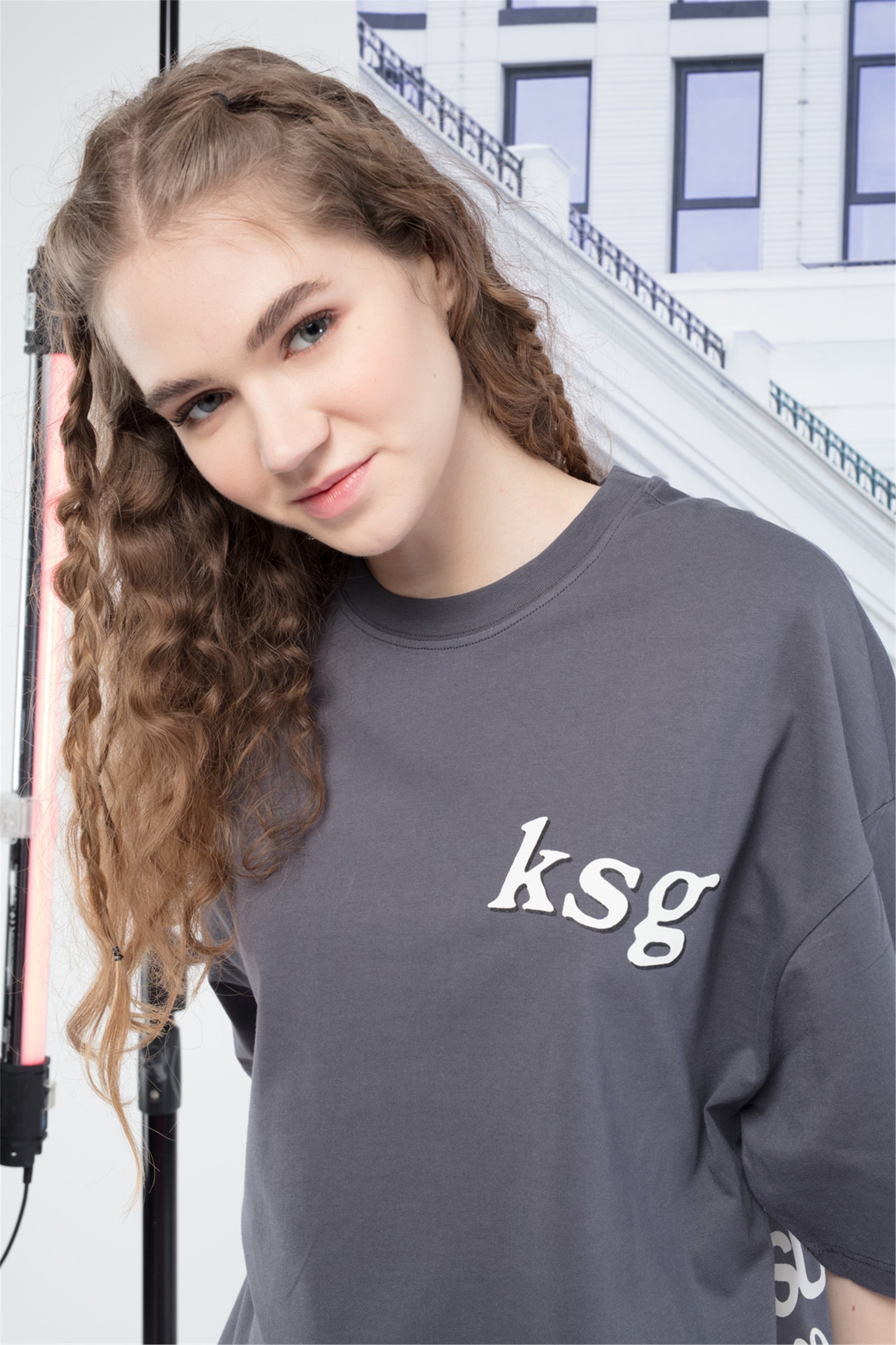 Trendiz Unisex Ksg Tshirt Antrasit