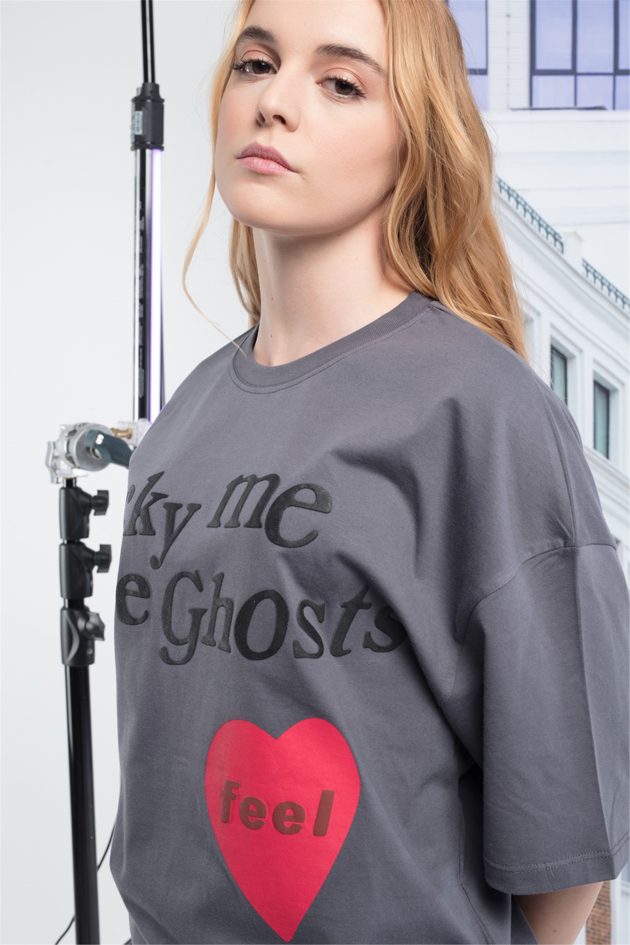 Trendiz Unisex Luckyme Antrasit Tshirt