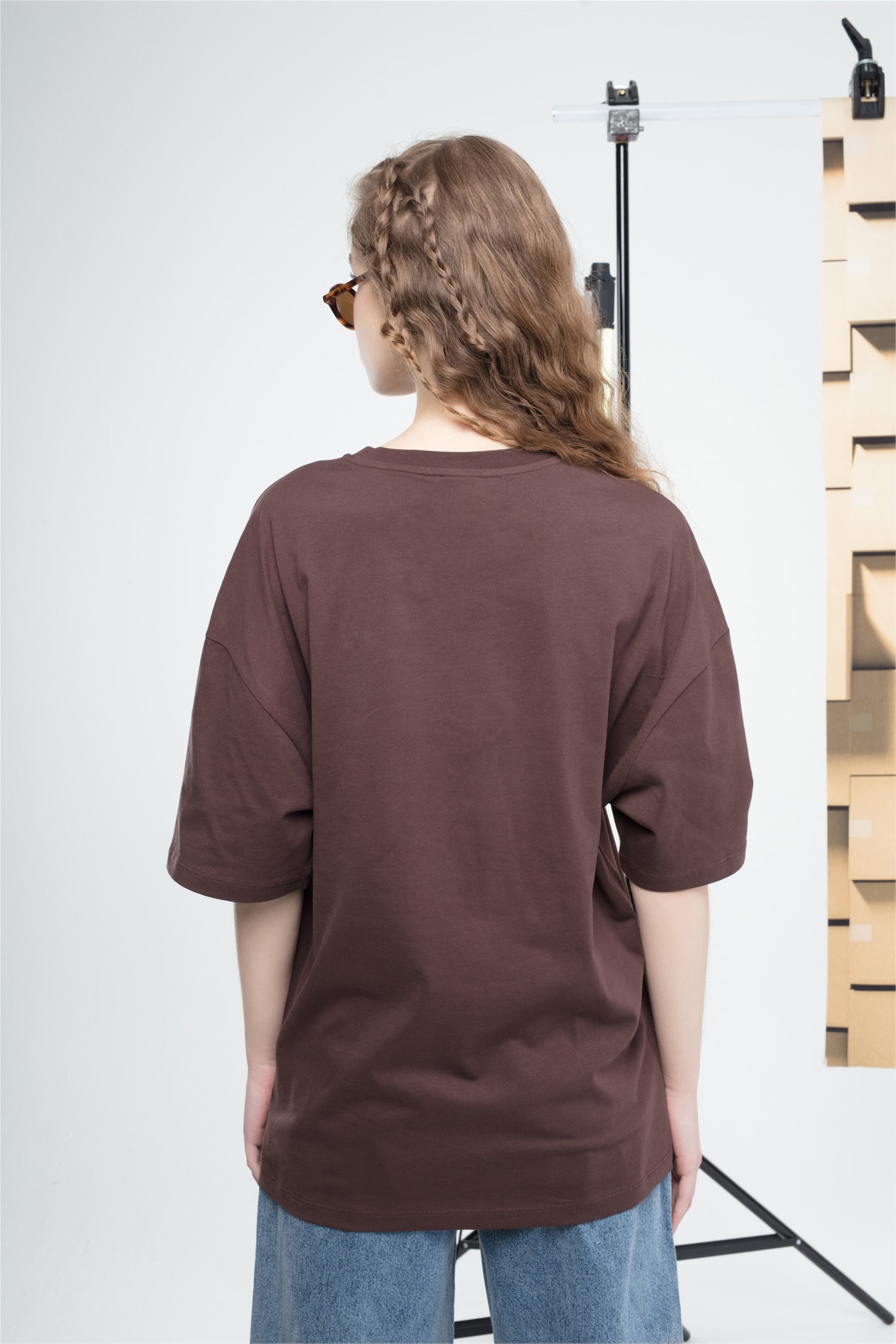Trendiz Unisex Mc Cactusjack Tshirt Kahverengi
