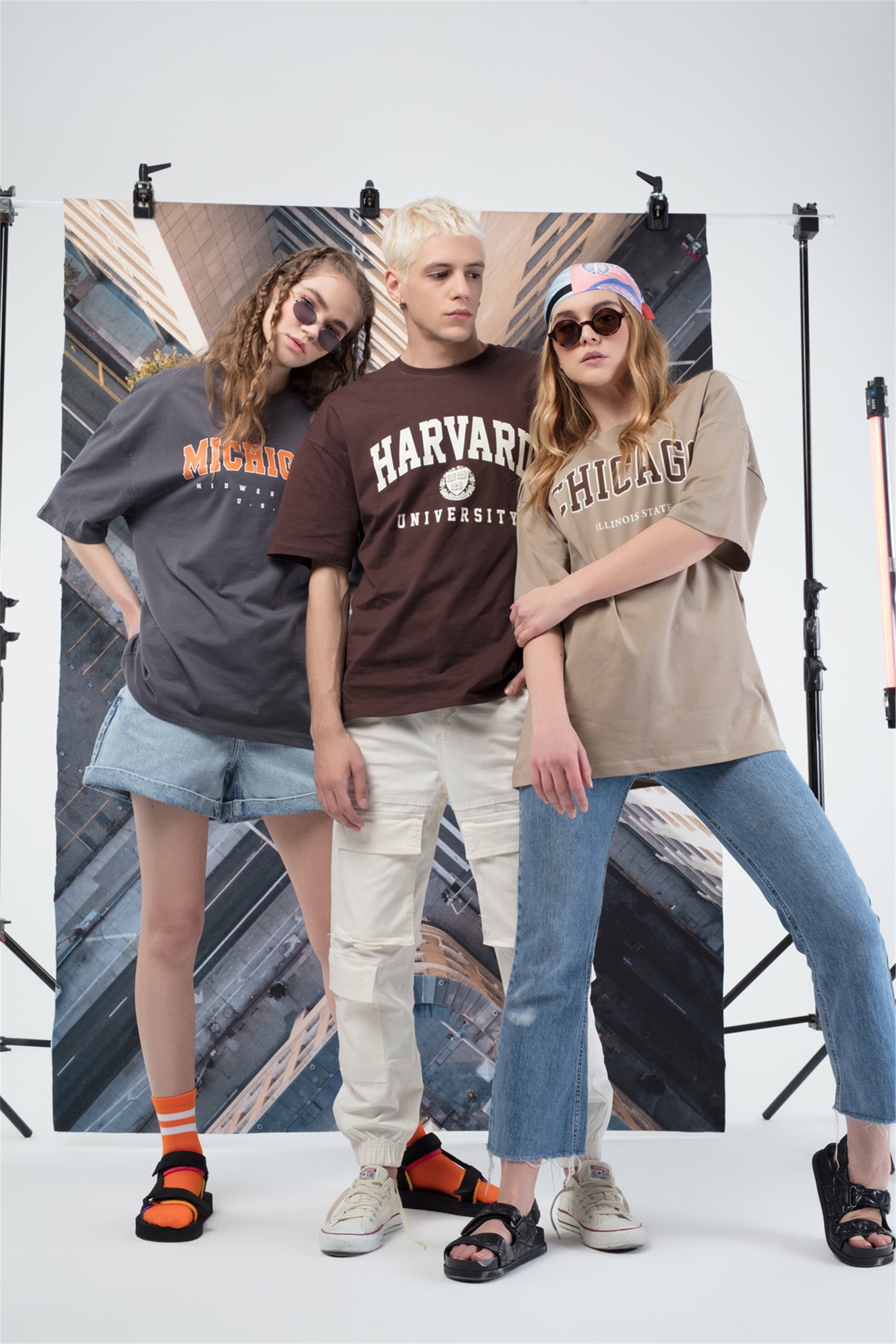 Trendiz Unisex Mıchıgan Tshirt Antrasit