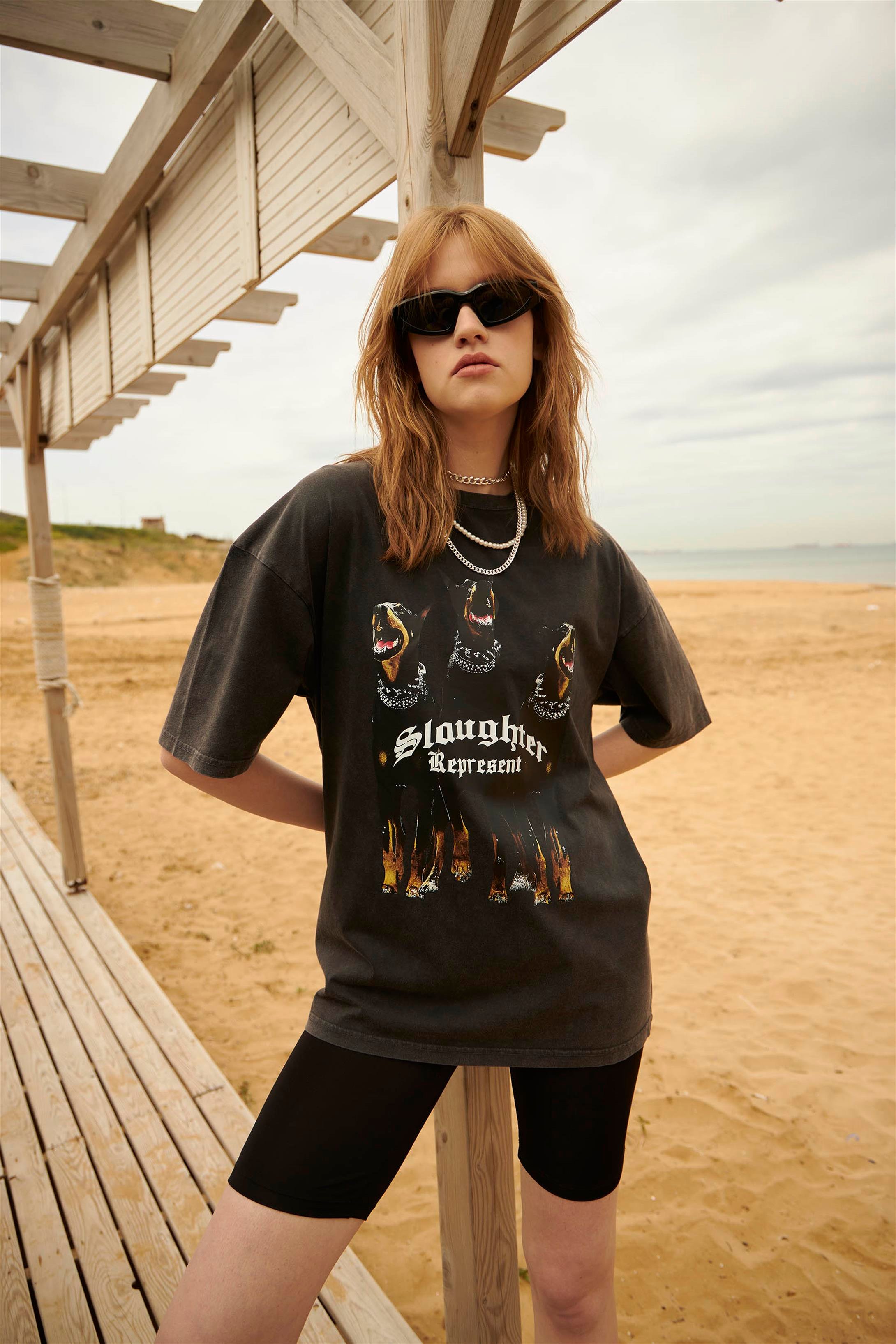 Trendiz Unisex Represent Yıkamalı Tshirt 