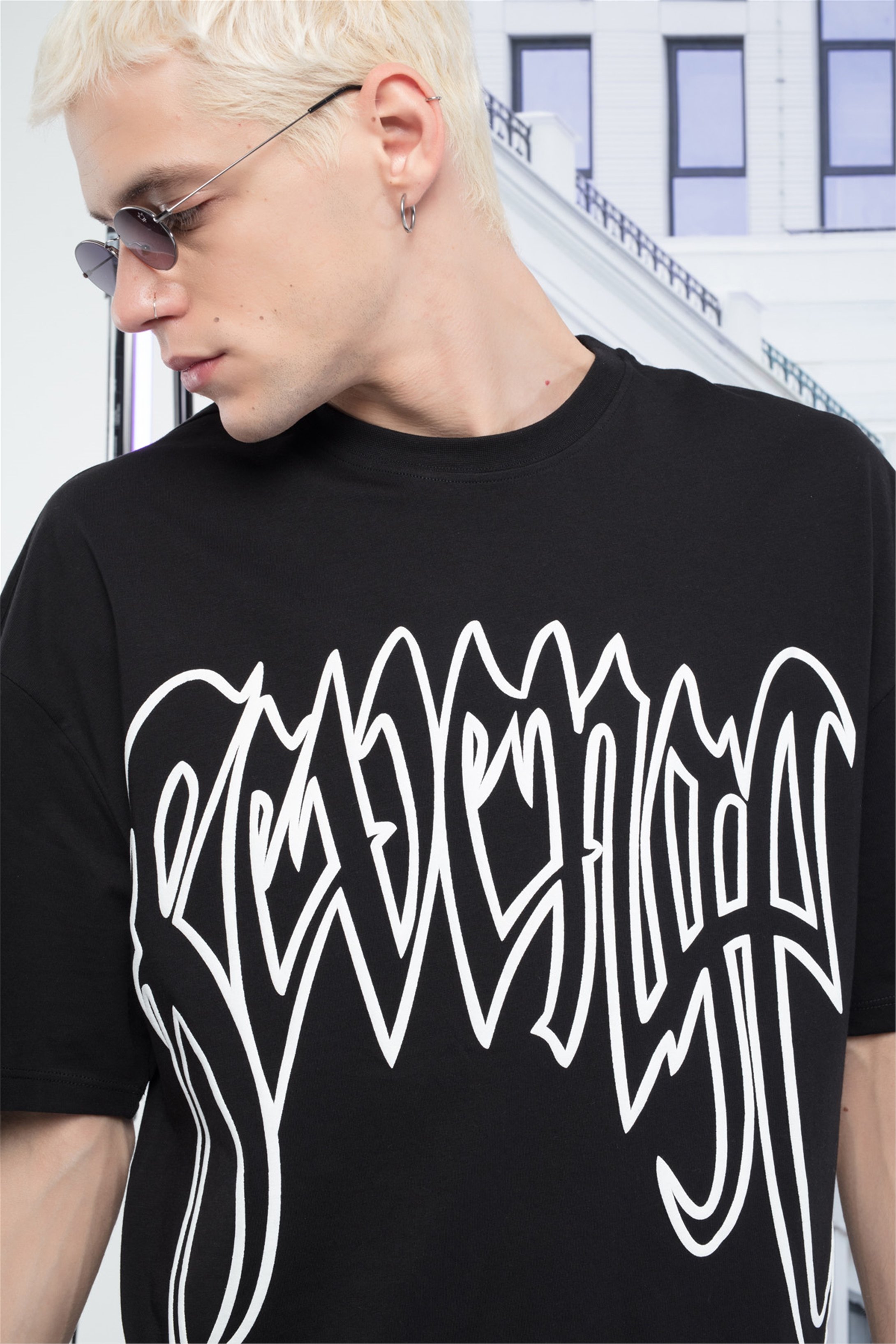 Trendiz Unisex Revenge Tshirt Siyah