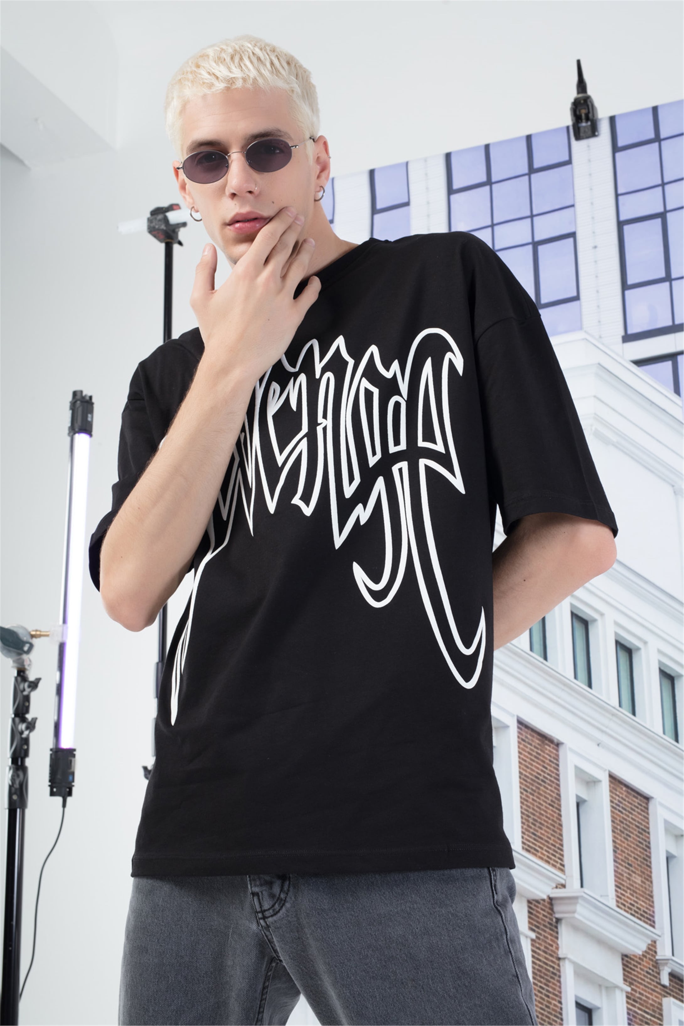 Trendiz Unisex Revenge Tshirt Siyah