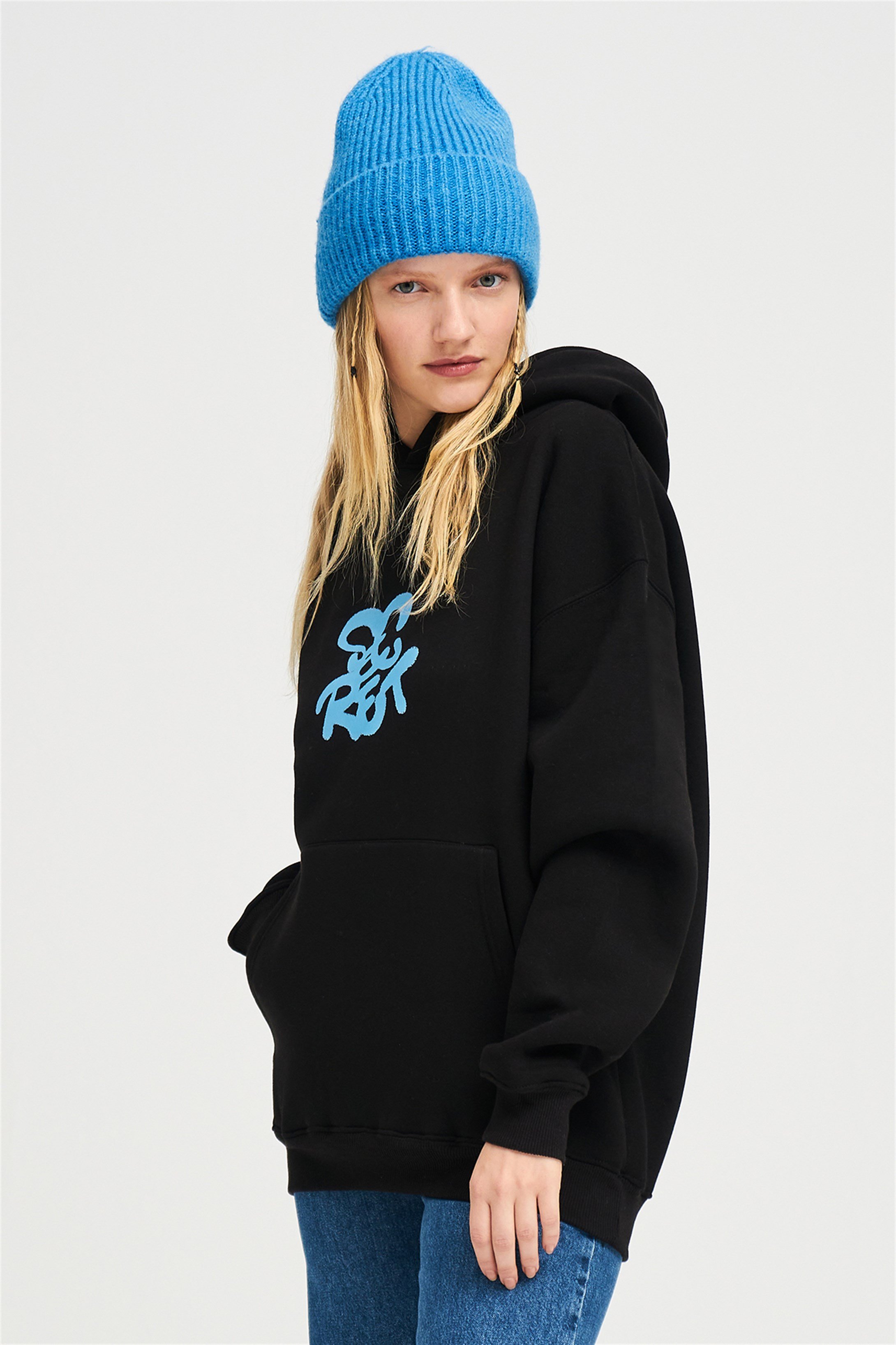 Trendiz Unisex Secret Sweatshirt Siyah