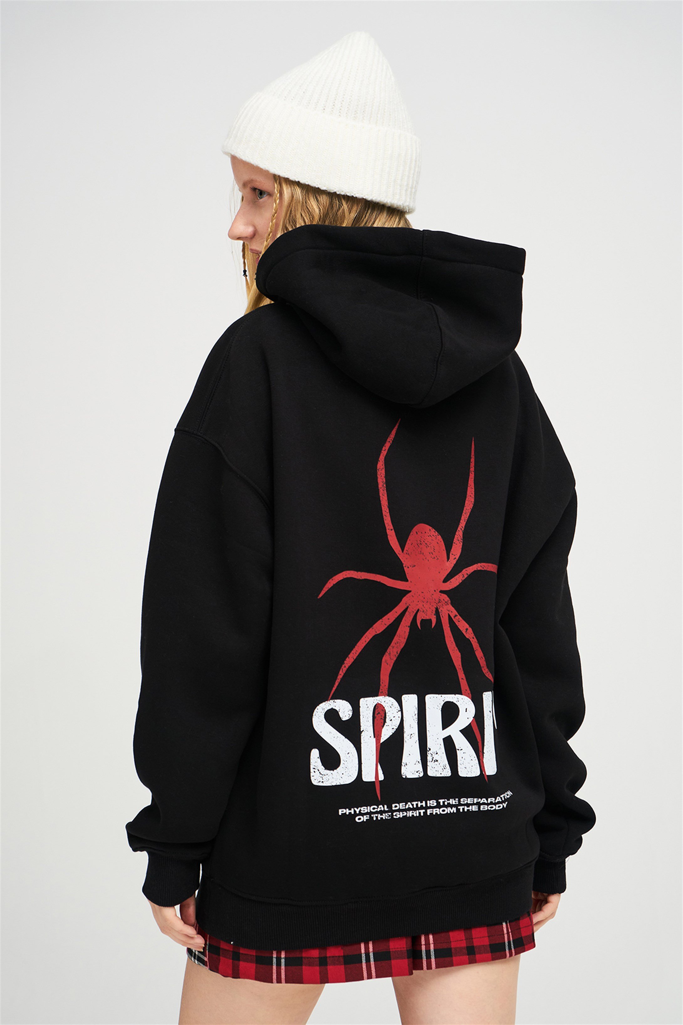 Trendiz Unisex Spirit Sweatshirt Siyah