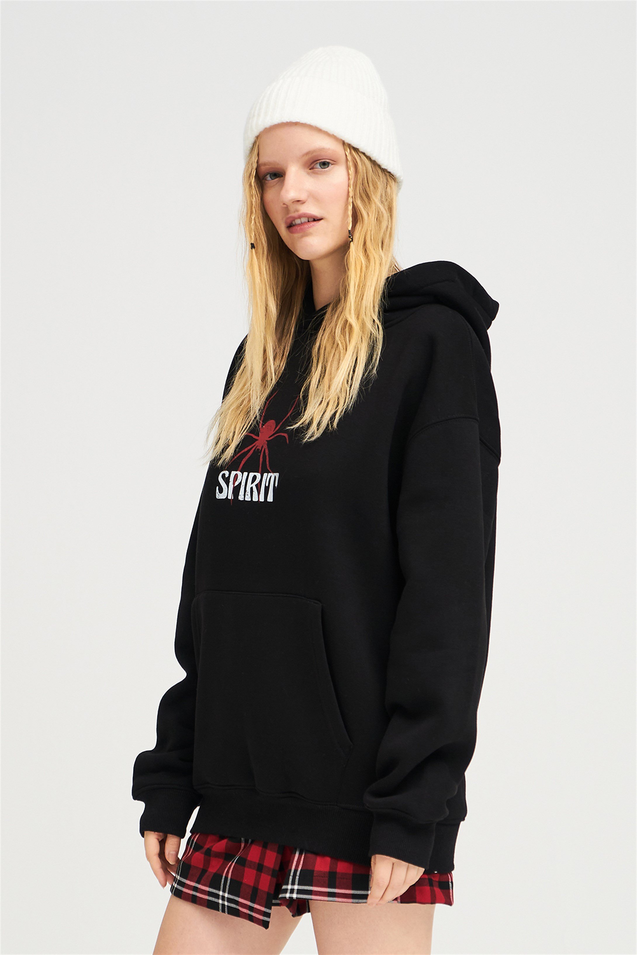 Trendiz Unisex Spirit Sweatshirt Siyah