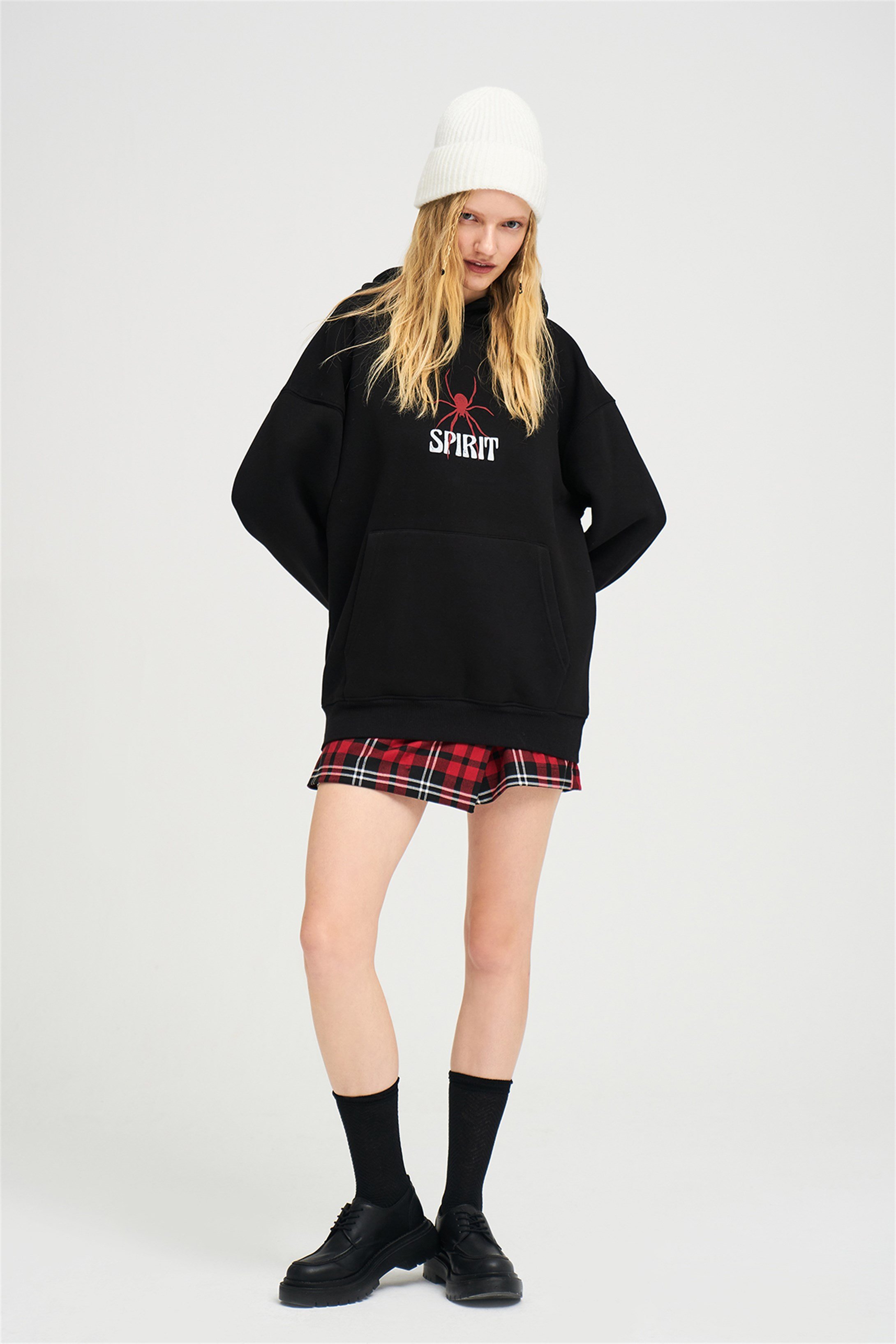 Trendiz Unisex Spirit Sweatshirt Siyah