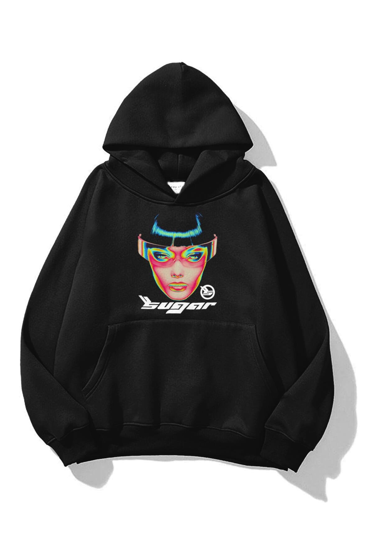 Trendiz Unisex Sugar Sweatshirt Siyah