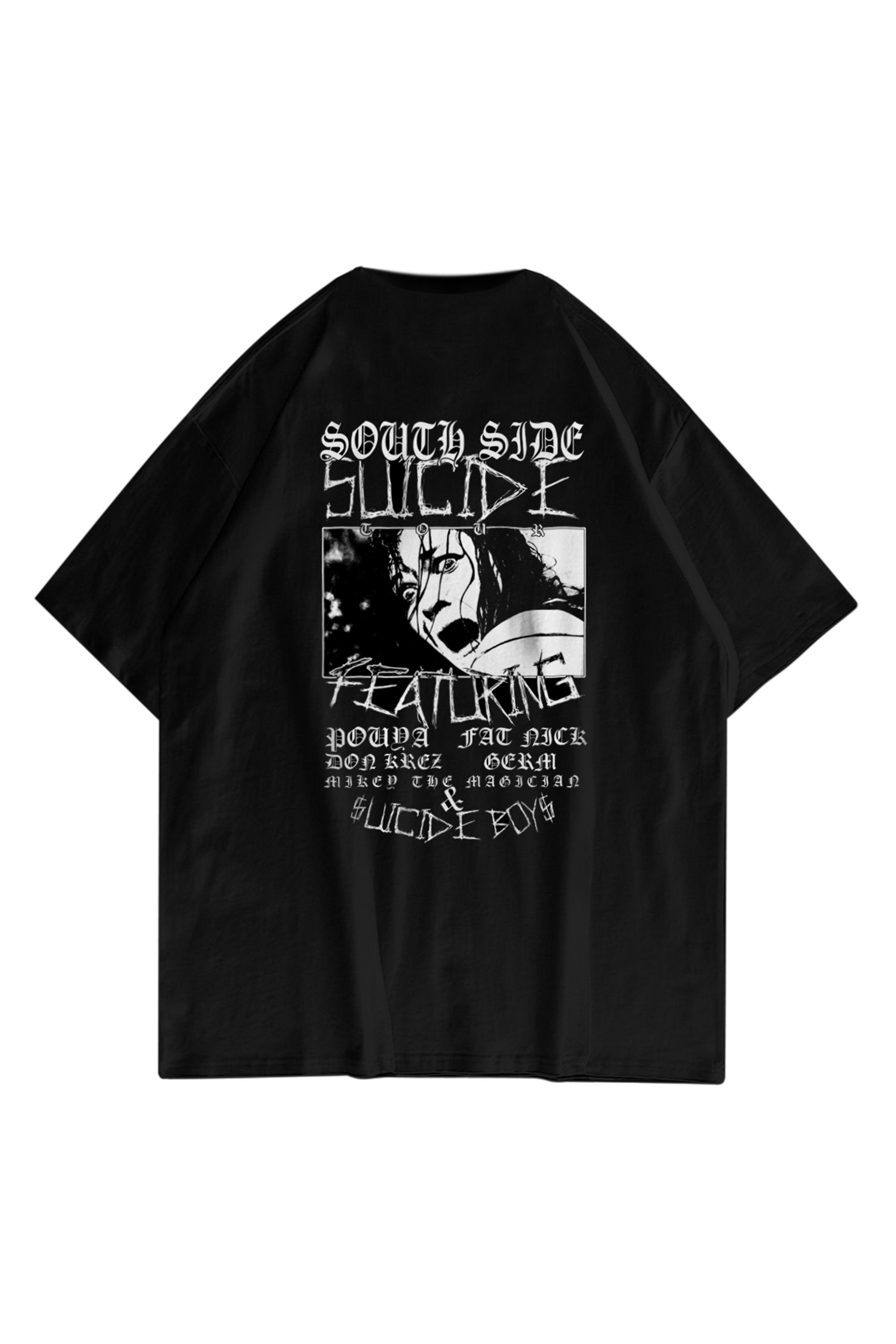 Trendiz Unisex Suicideboys South Side Siyah Tshirt