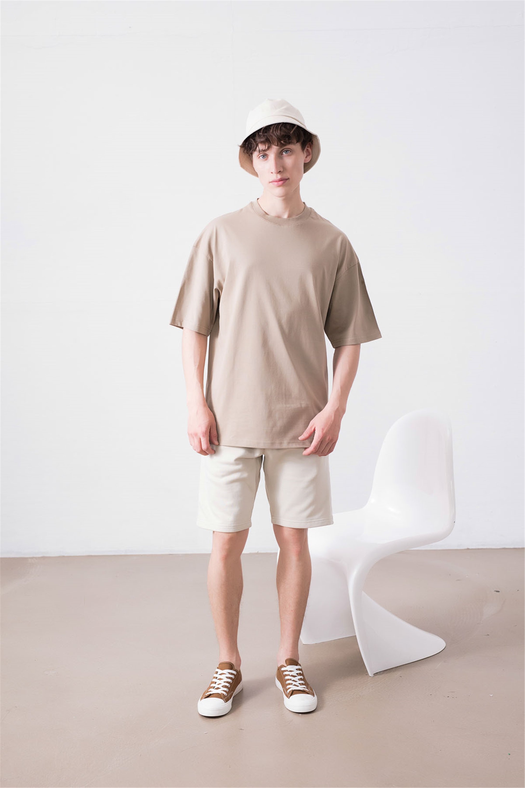 Trendiz Unisex Taş Basic Tshirt