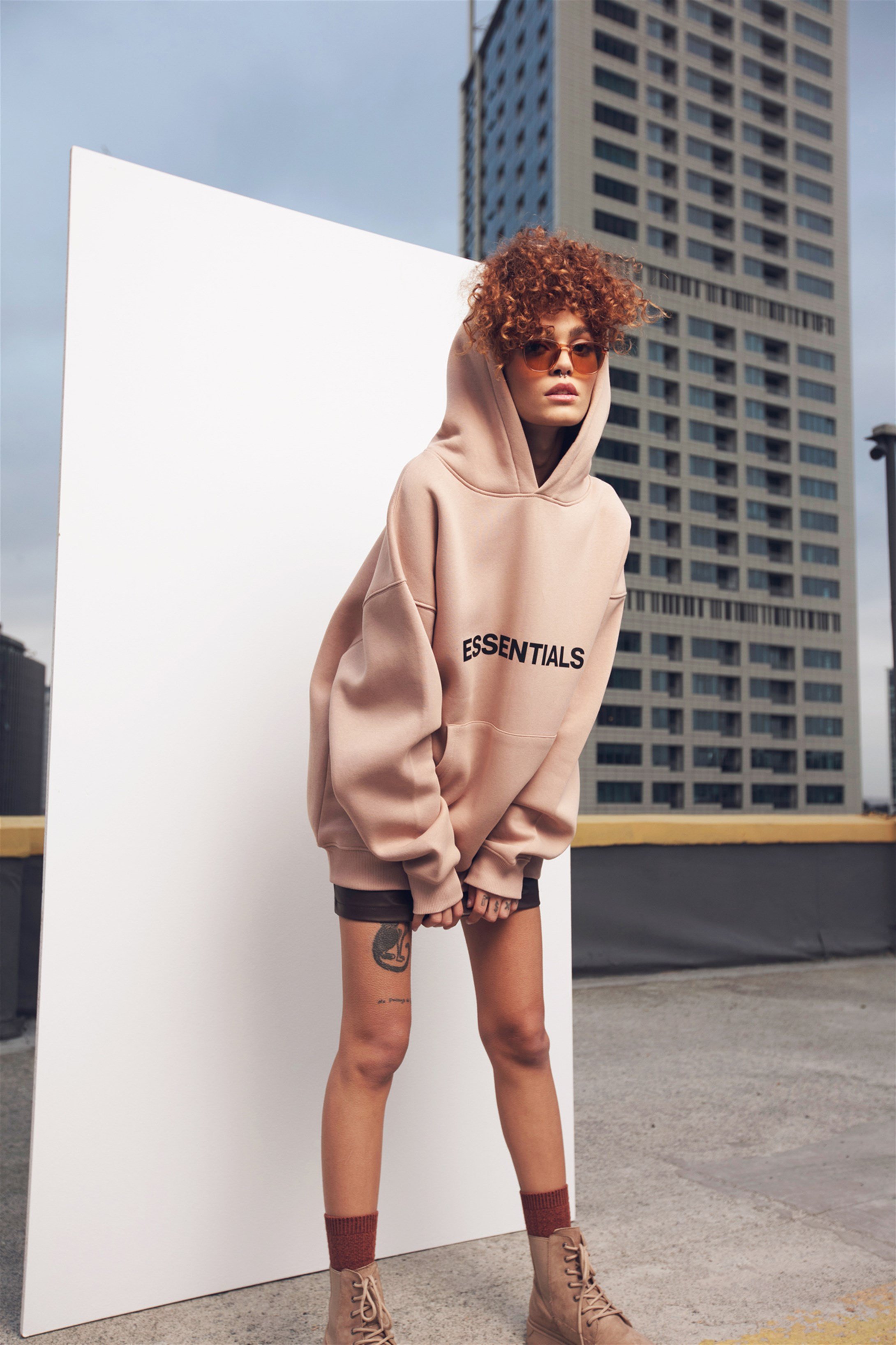 Trendiz Unisex Taş Essentials Sweatshirt