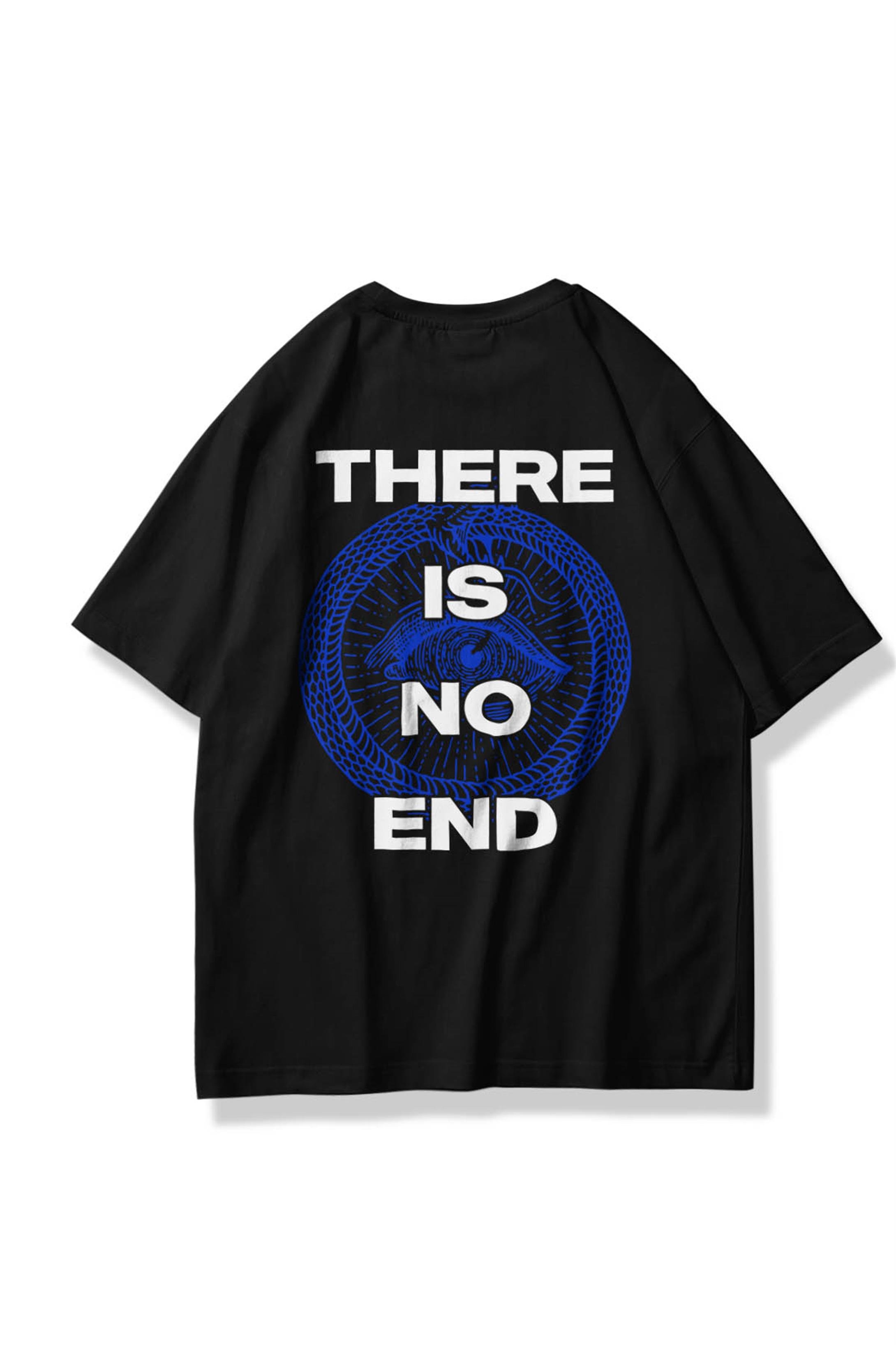 Trendiz Unisex There is No End Tshirt Siyah