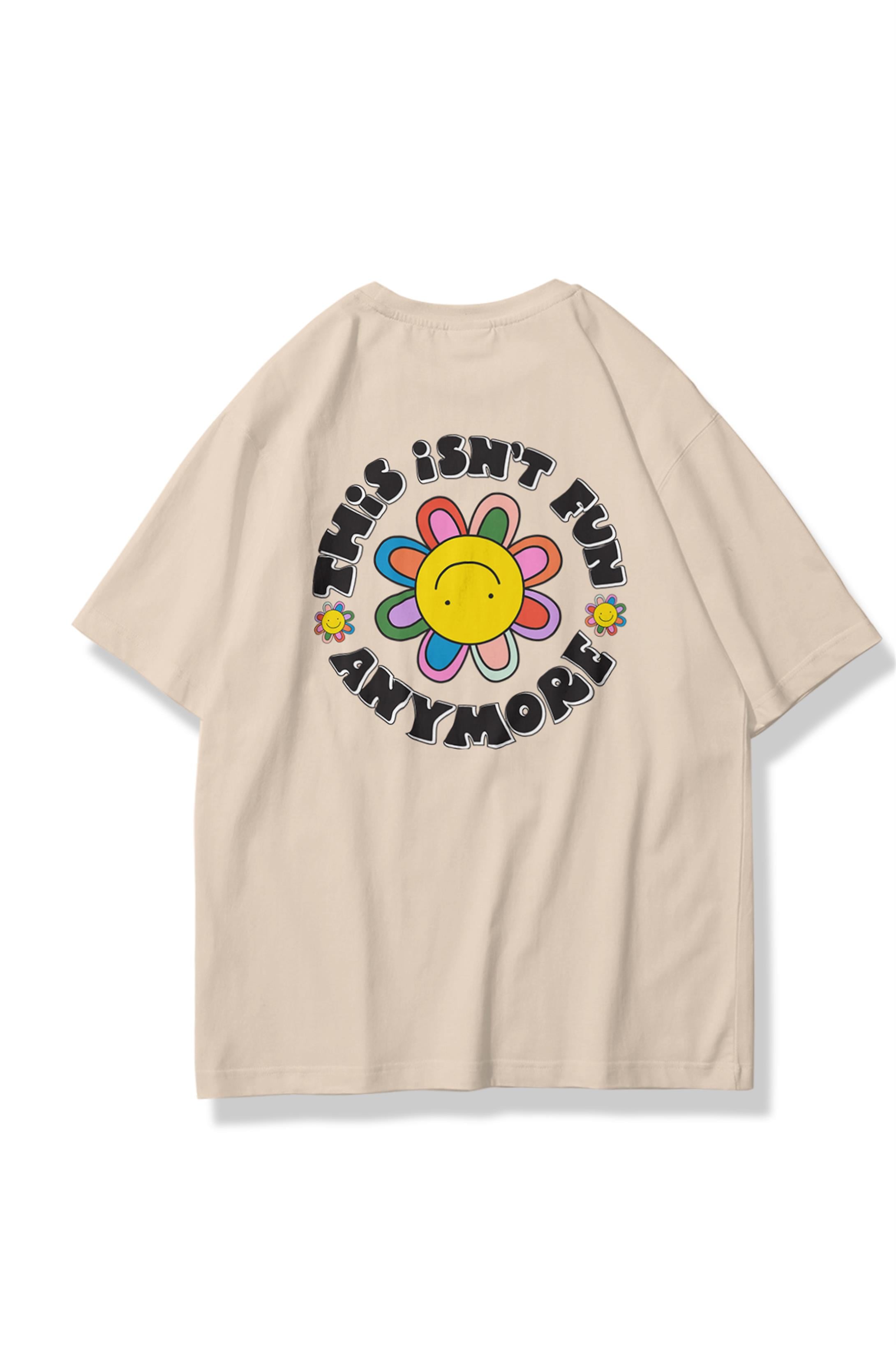 Trendiz Unisex This isn't Fun Tshirt Taş
