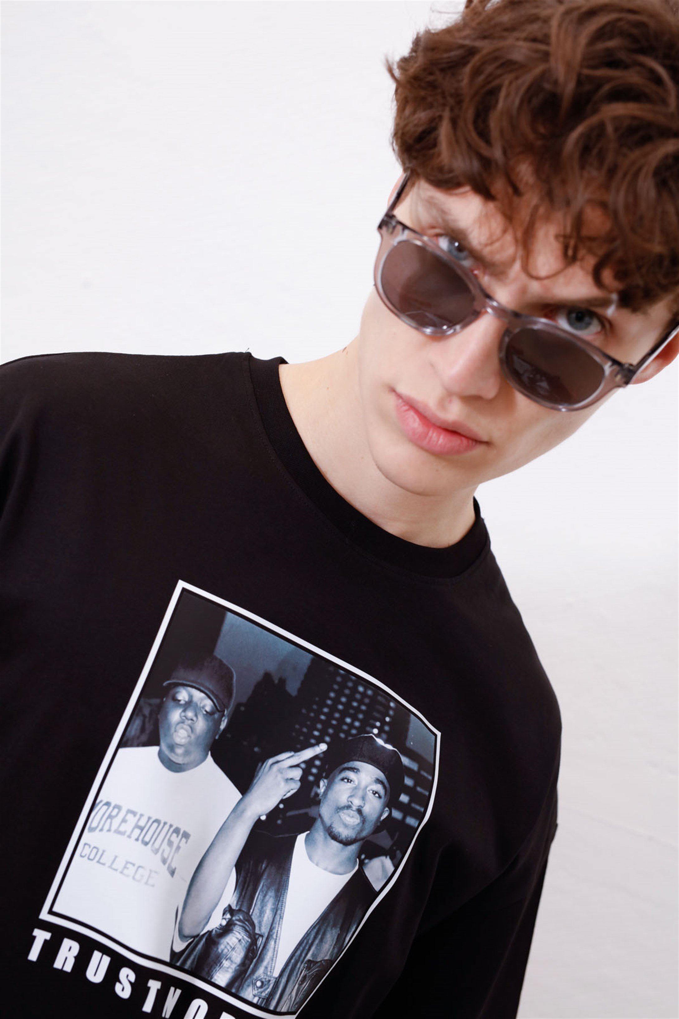 Trendiz Unisex Trust Nobody Siyah Tshirt