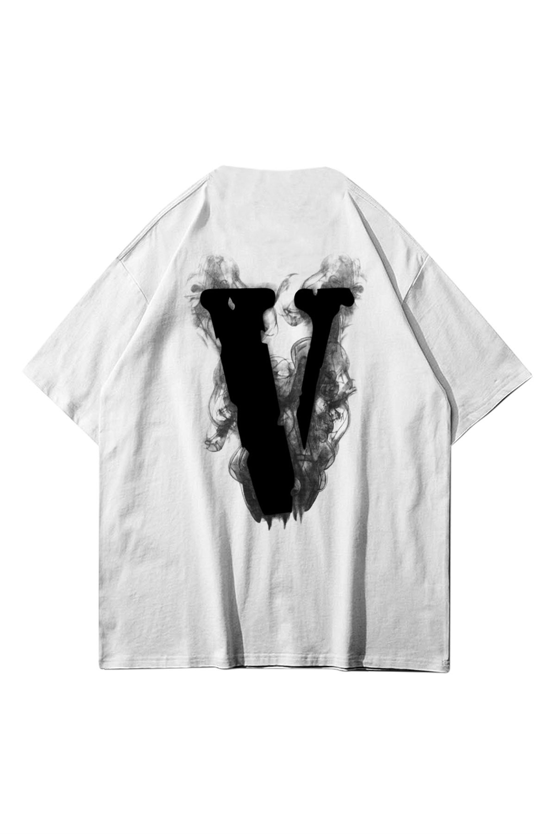 Trendiz Unisex Vlone Beyaz T Shirt