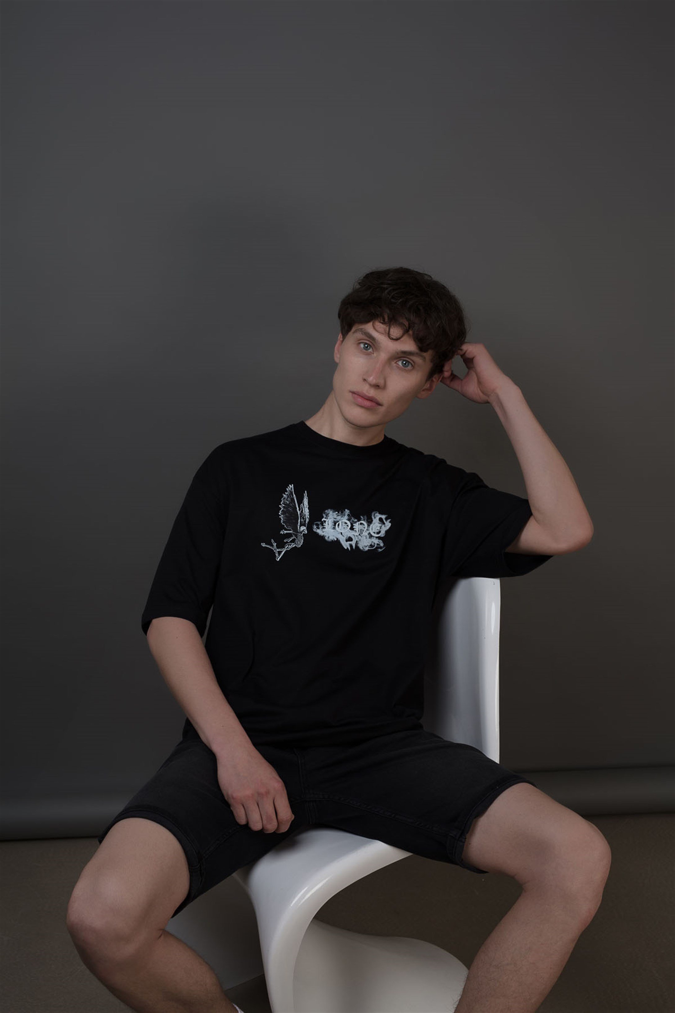 Trendiz Unisex Vlone Siyah T Shirt