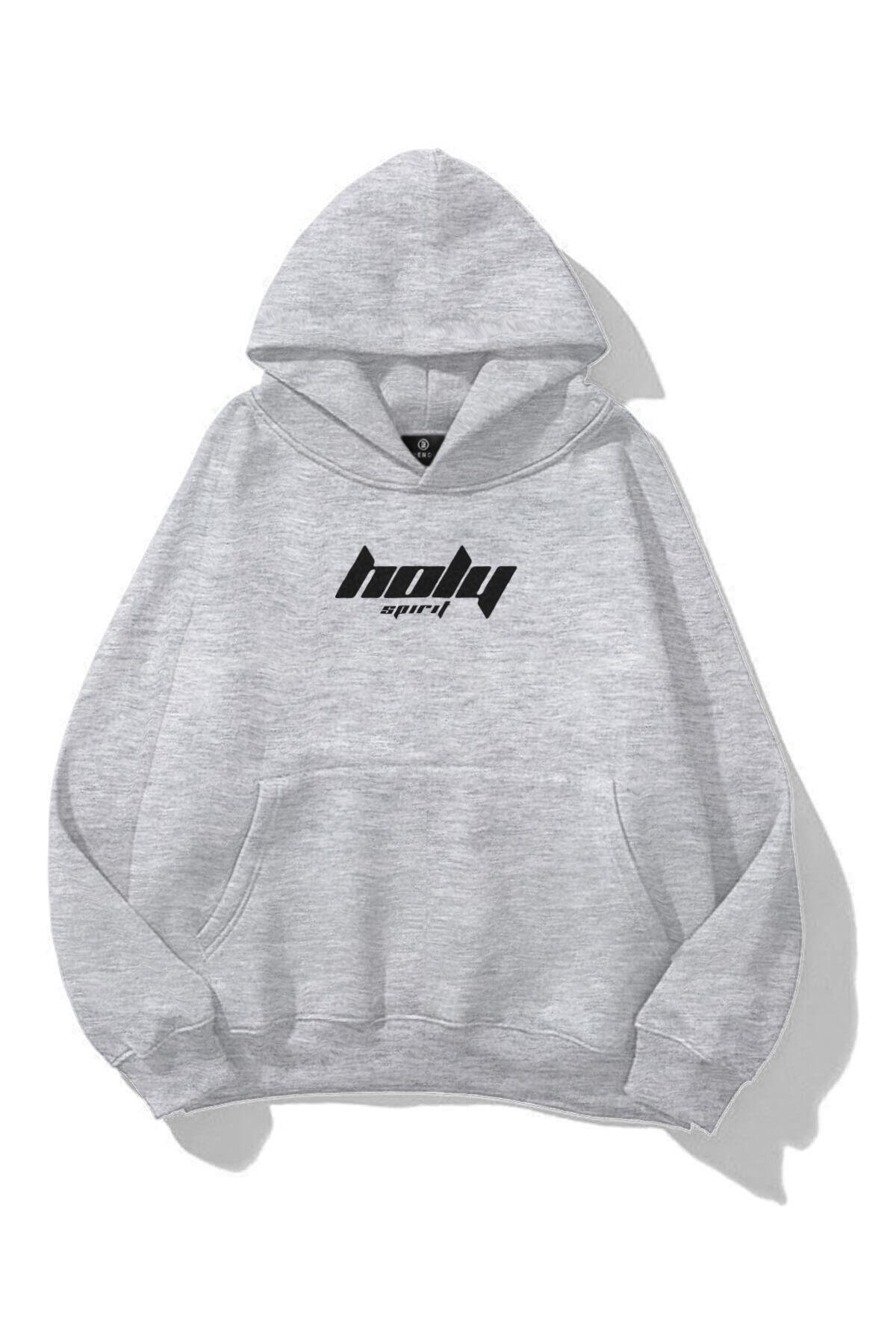 Unisex 101 Holy Spirit Sweatshirt Gri melanj