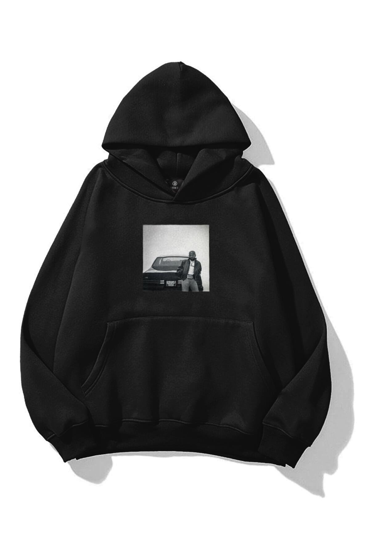 Unisex GNX Kendrick Lamar Sweatshirt Siyah