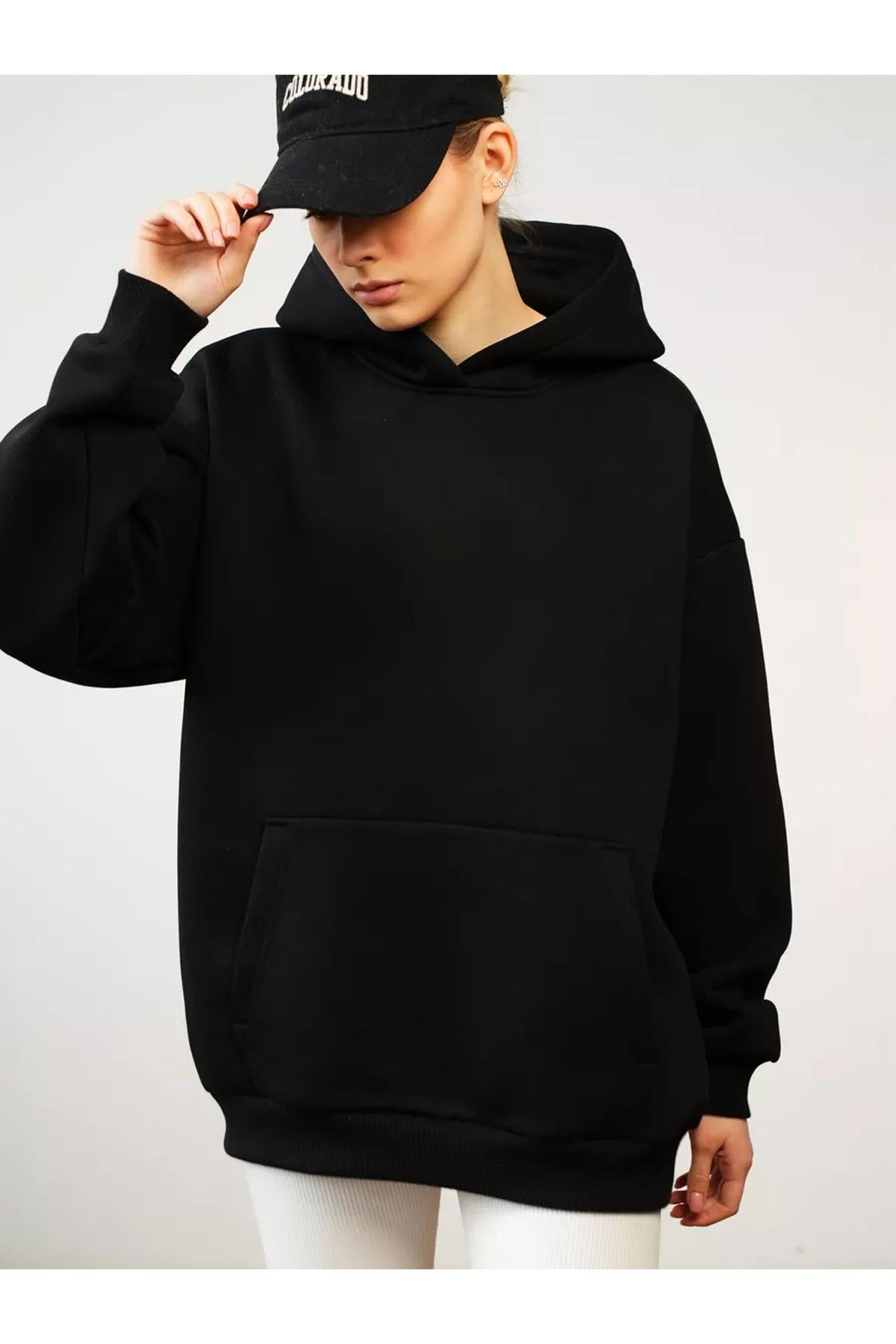 Unisex Medusa Sweatshirt Siyah