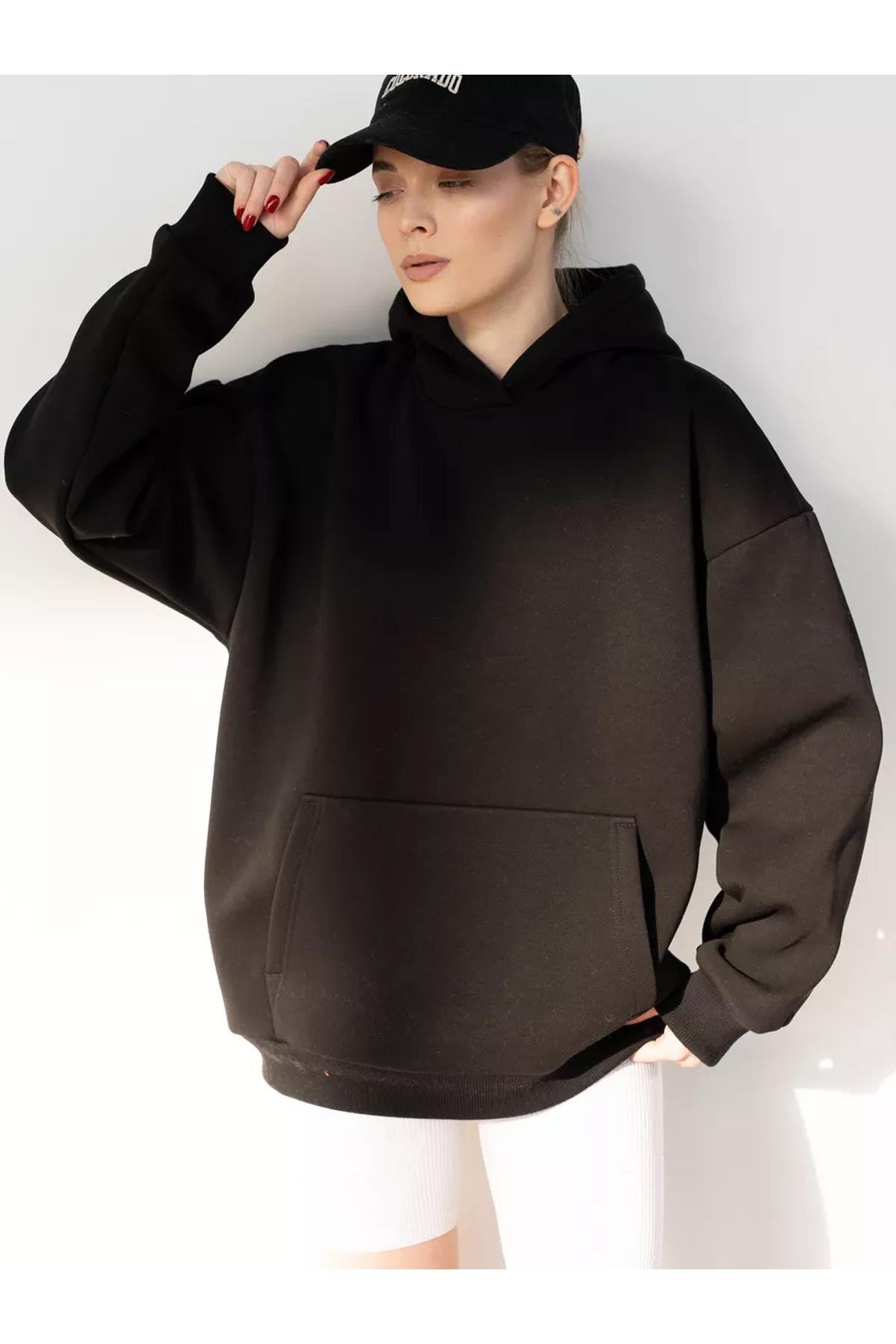 Unisex More Self Love Sweatshirt Siyah