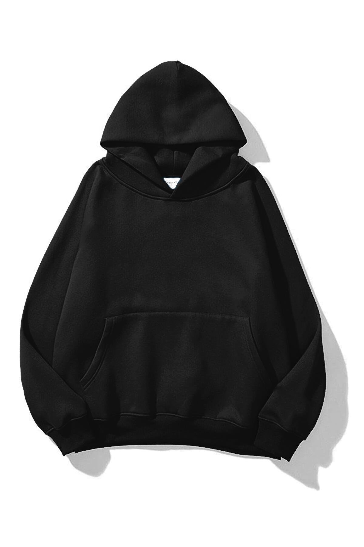 Unisex Örümcek Sweatshirt Siyah