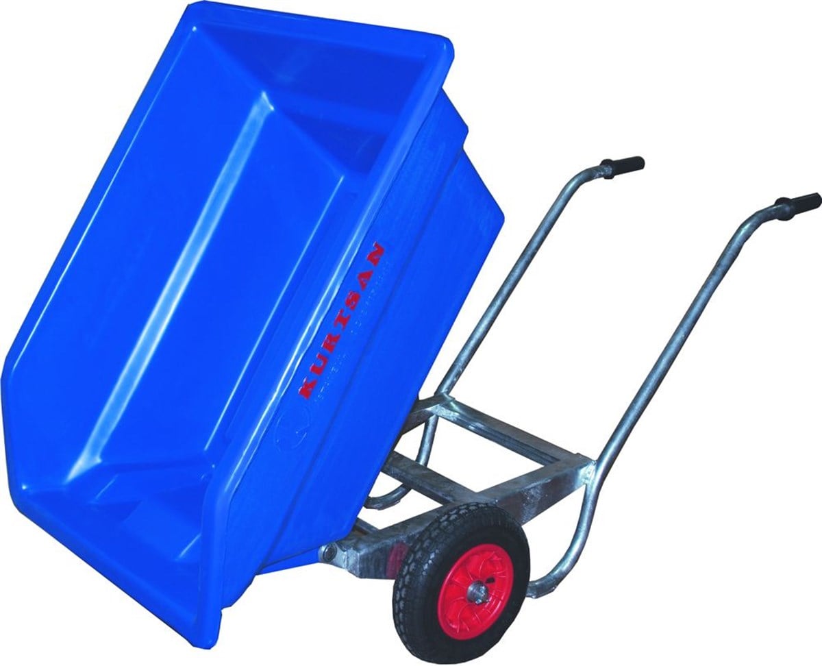 Kurtsan Çok Amaçlı El Arabası-Gübre Yem Taşıma-300 KG Kapasiteli