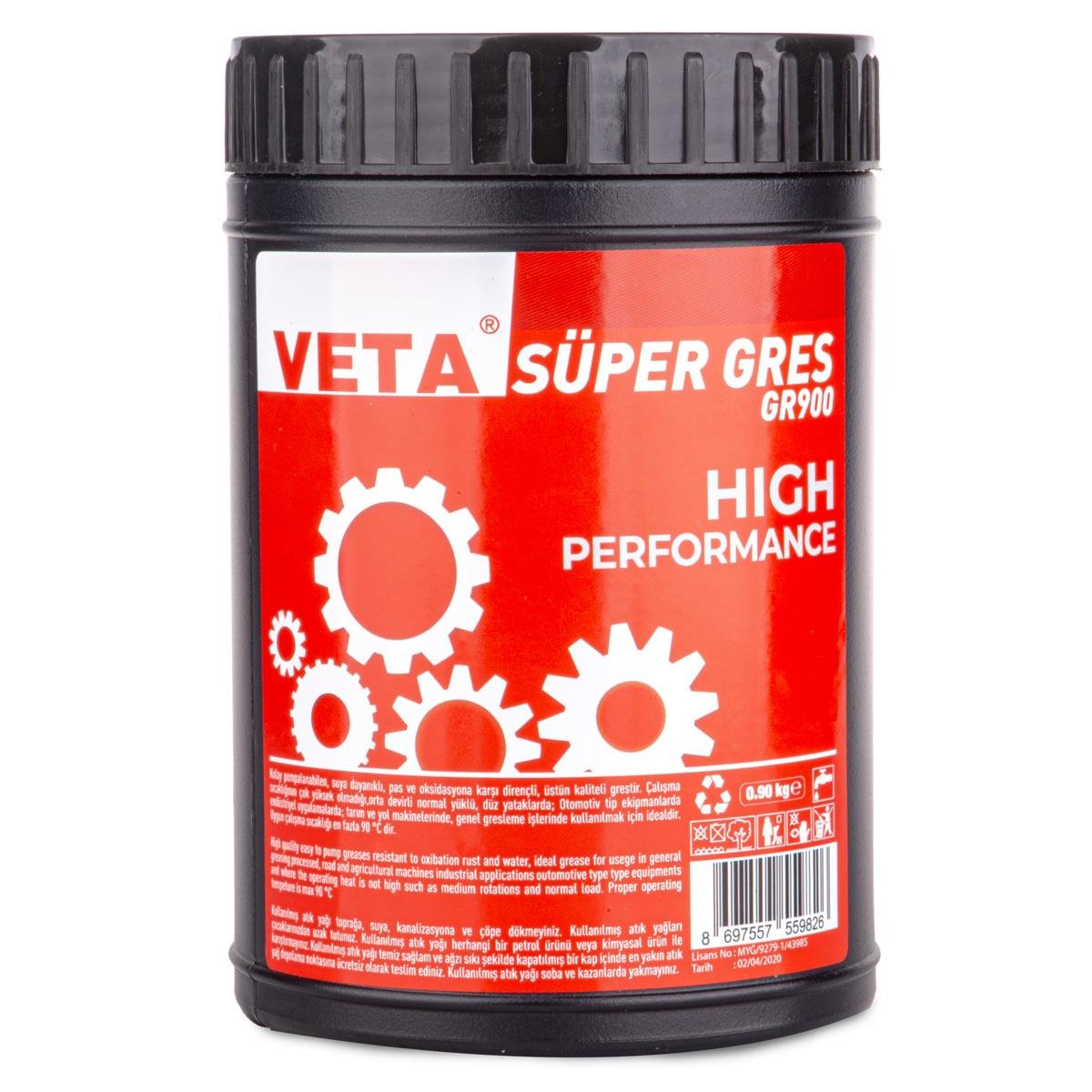 Veta Gres Yağı Genel Kullanım 900gr
