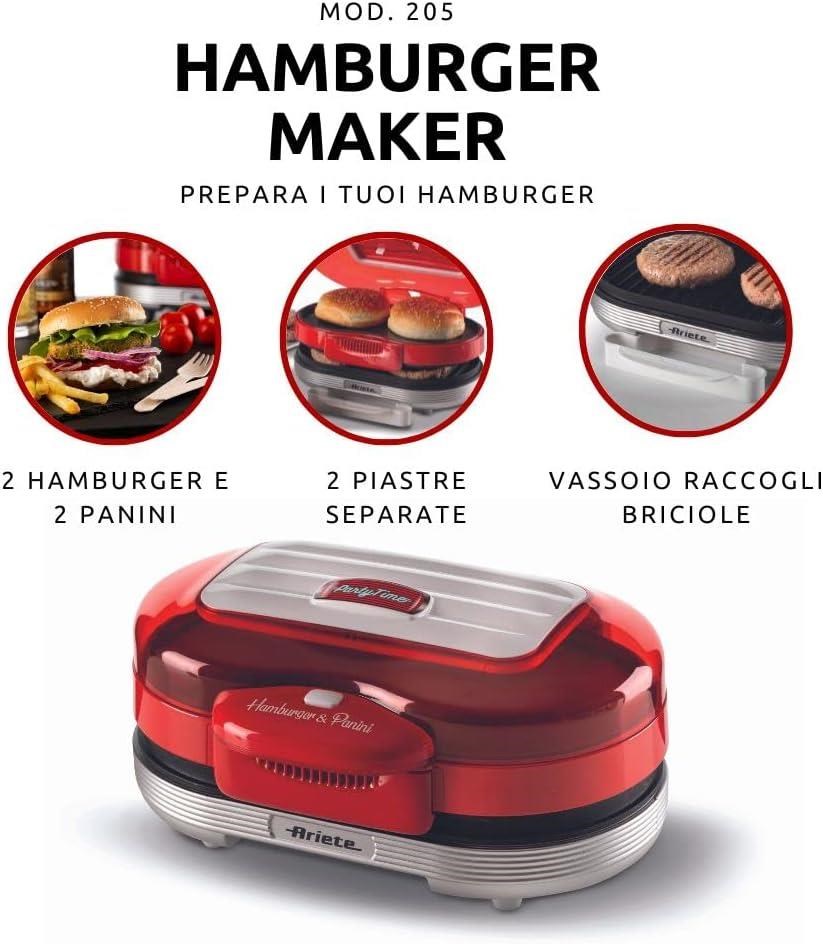 ARIETE PARTY TIME HAMBURGER MAKİNESİ - 0205/00