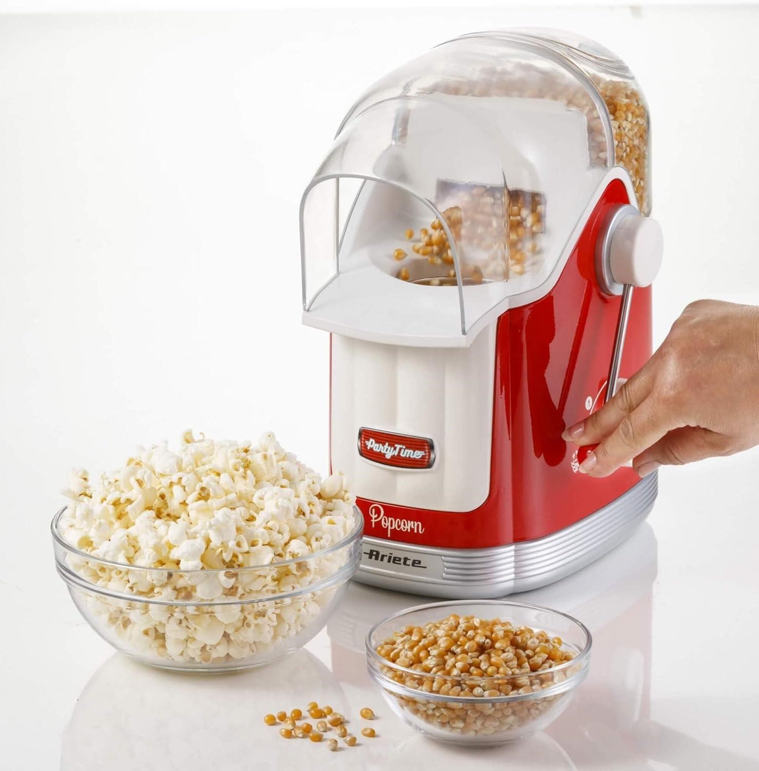 Ariete Party Time Kollu Popcorn Mısır Patlatma Makinesi, Kırmızı 2958/00