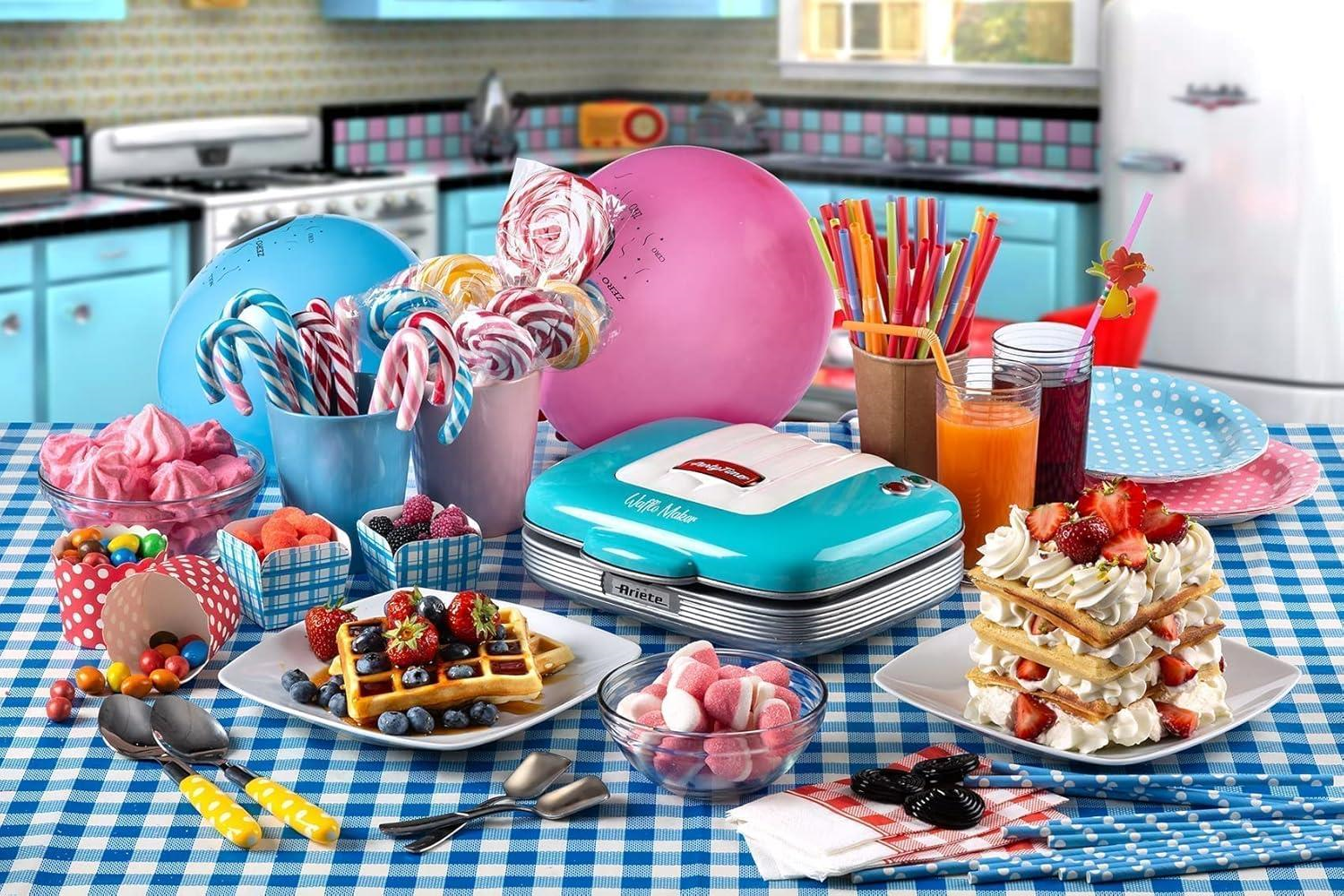 Ariete Party Time Waffle Makinesi Mavi 1973/01
