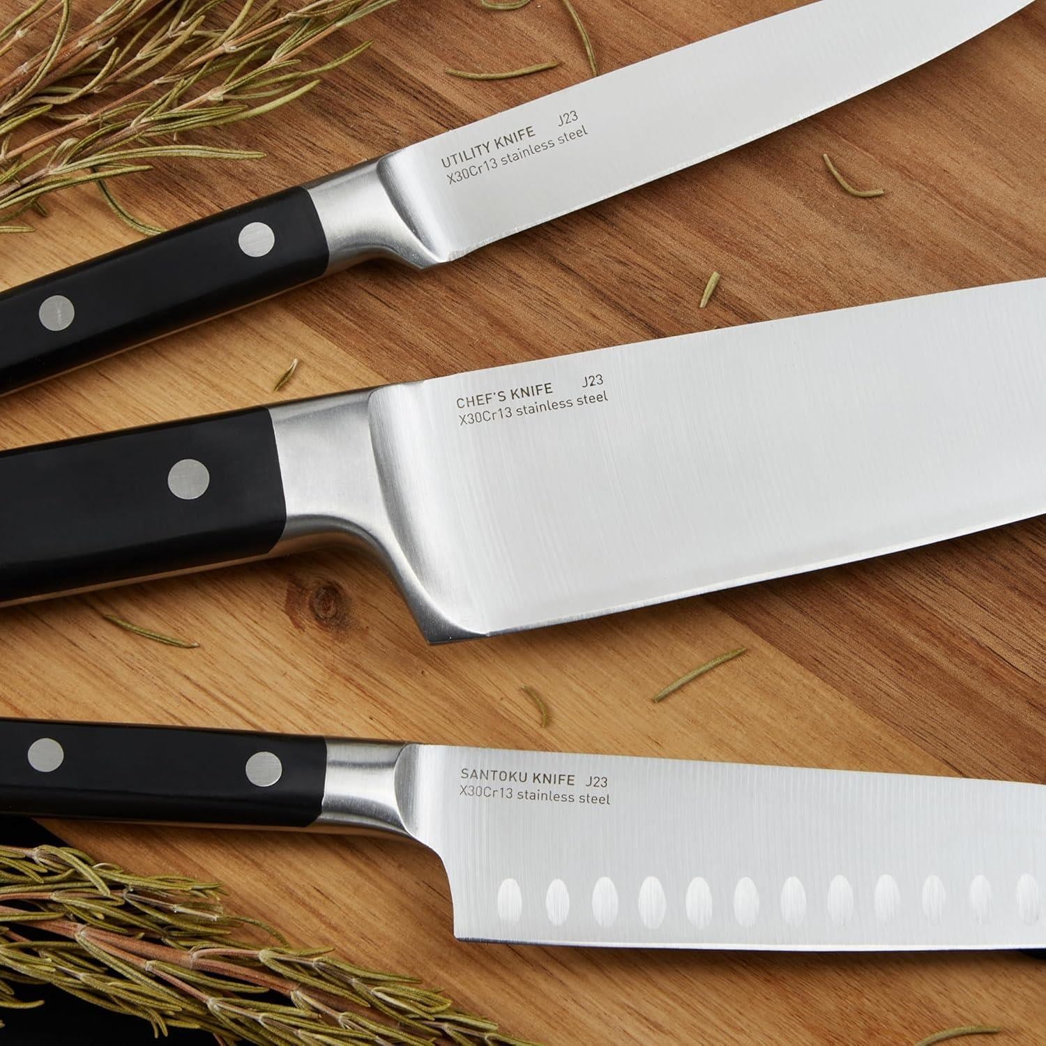BergHOFF DINA GENE Paslanmaz Çelik 3lü Bıçak Seti - 1315068