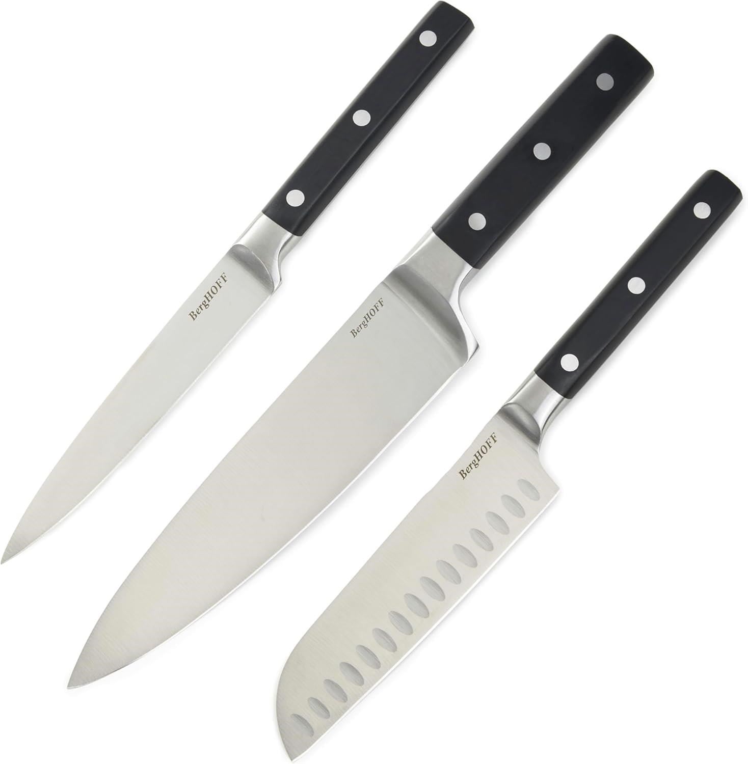BergHOFF DINA GENE Paslanmaz Çelik 3lü Bıçak Seti - 1315068