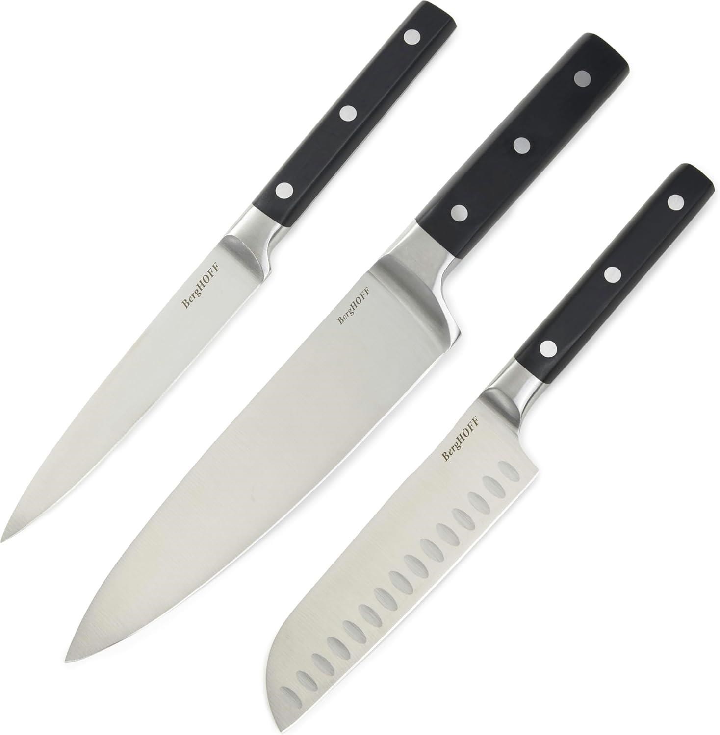 BergHOFF DINA GENE Paslanmaz Çelik 3lü Bıçak Seti - 1315068