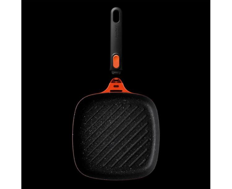Berghoff Gem Çıkarılabilir Saplı Stay Cool Izgara Tava Turuncu 24 Cm