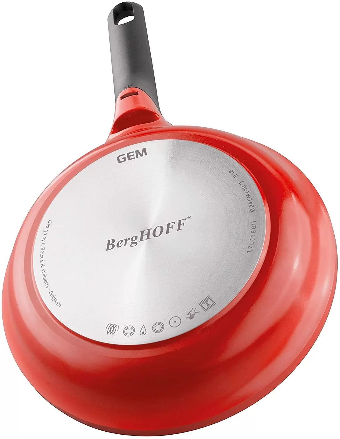 Berghoff Gem Çıkarılabilir Saplı Stay Cool Döküm Alüminyum Tava Turuncu 28 Cm - 2307414