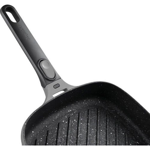 Berghoff Gem Çıkarılabilir Saplı Stay Cool Izgara Kare Tava Gri 24 Cm