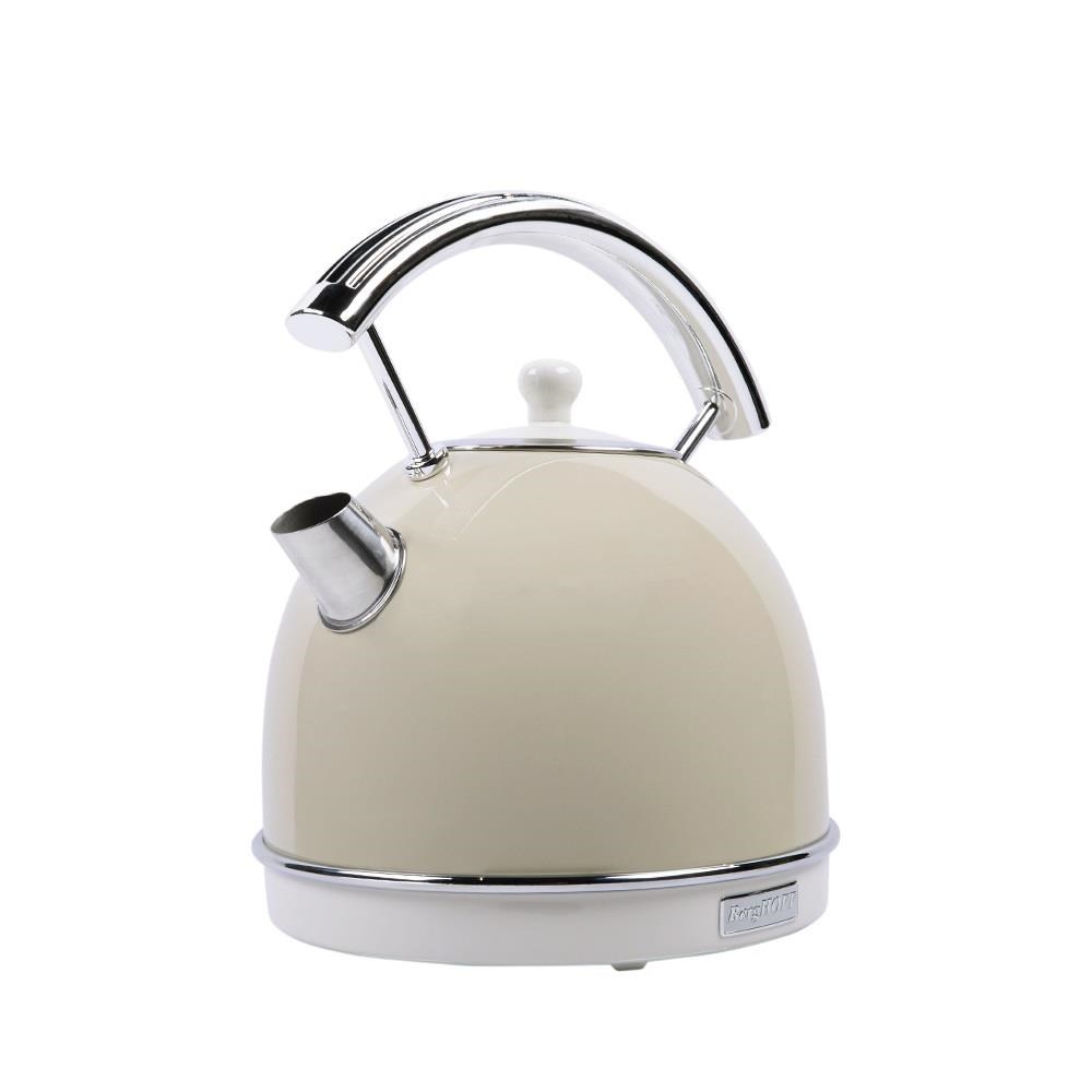 BergHOFF GEM RETRO 1.7 Litre Vanilya Krem Rengi Yuvarlak Su Isıtıcısı KETTLE CAPPUCINO - 7950022