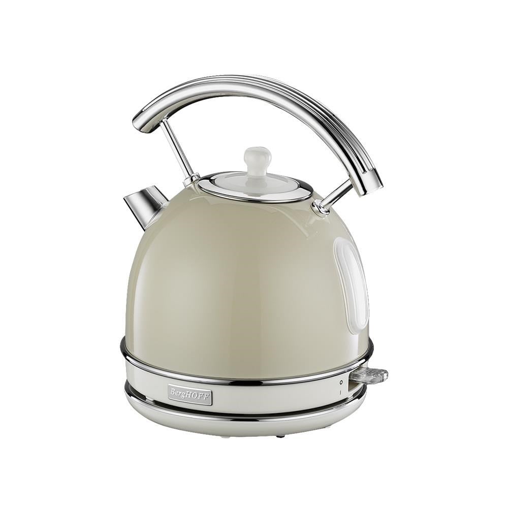 BergHOFF GEM RETRO 1.7 Litre Vanilya Krem Rengi Yuvarlak Su Isıtıcısı KETTLE CAPPUCINO - 7950022