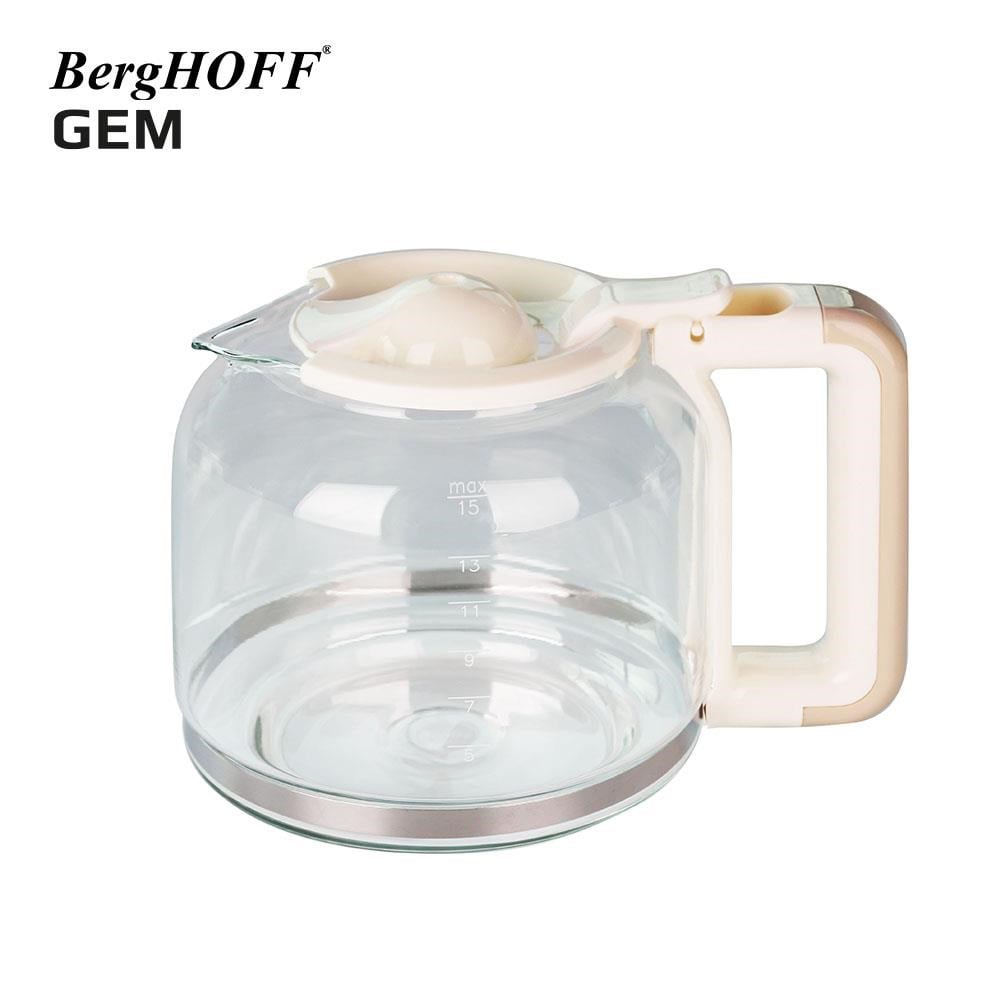BergHOFF GEM RETRO 15 bardak Vanilya Krem Rengi Filtre Kahve Makinesi - 7950400