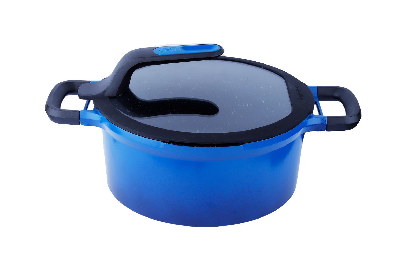 Berghoff Gem Stay Cool Derin Tencere Mavi 24 Cm - 8501330