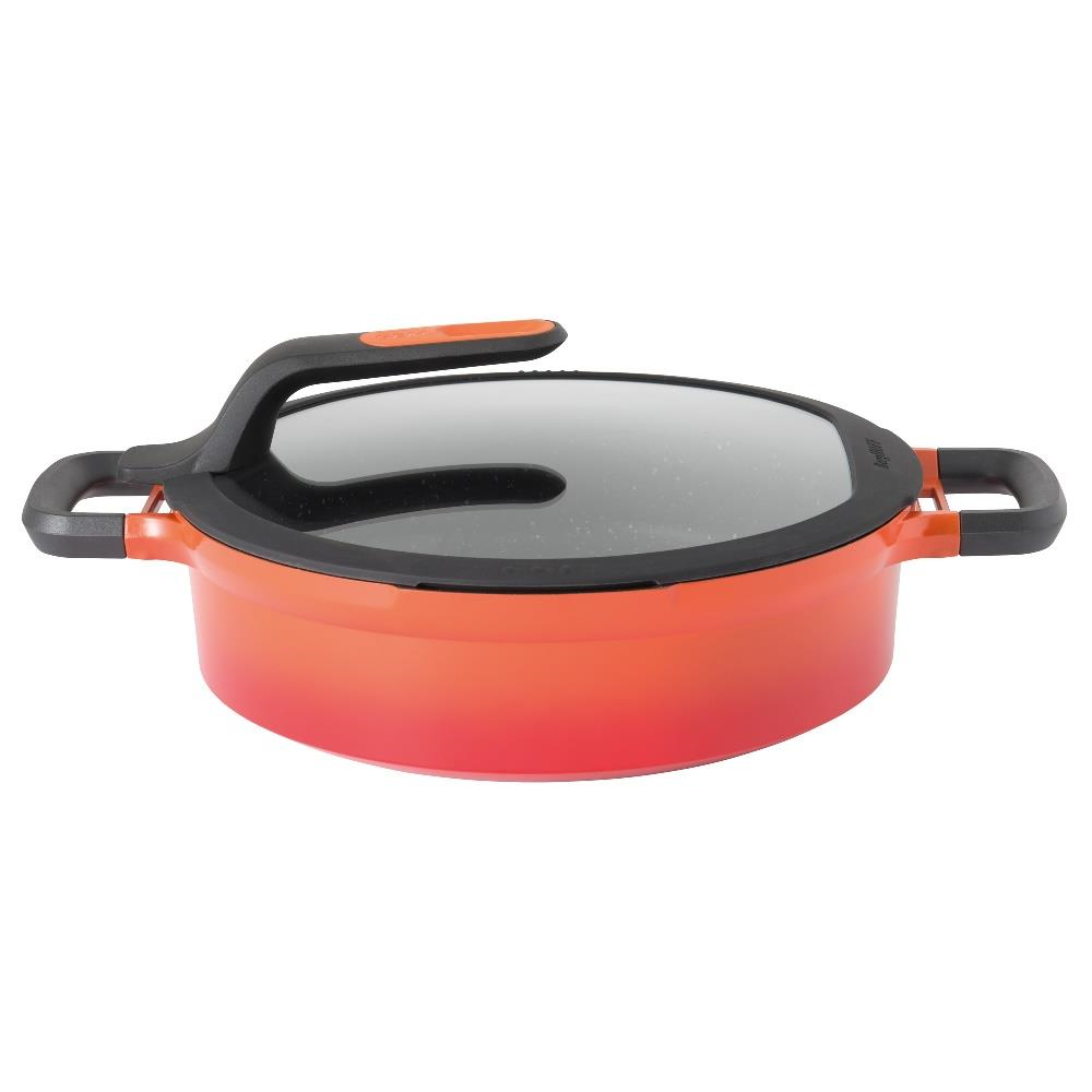 Berghoff Gem Stay Cool Pilav Tenceresi Turuncu 28 CM