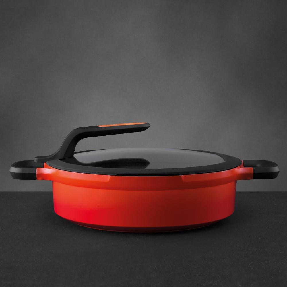 Berghoff Gem Stay Cool Pilav Tenceresi Turuncu 28 CM