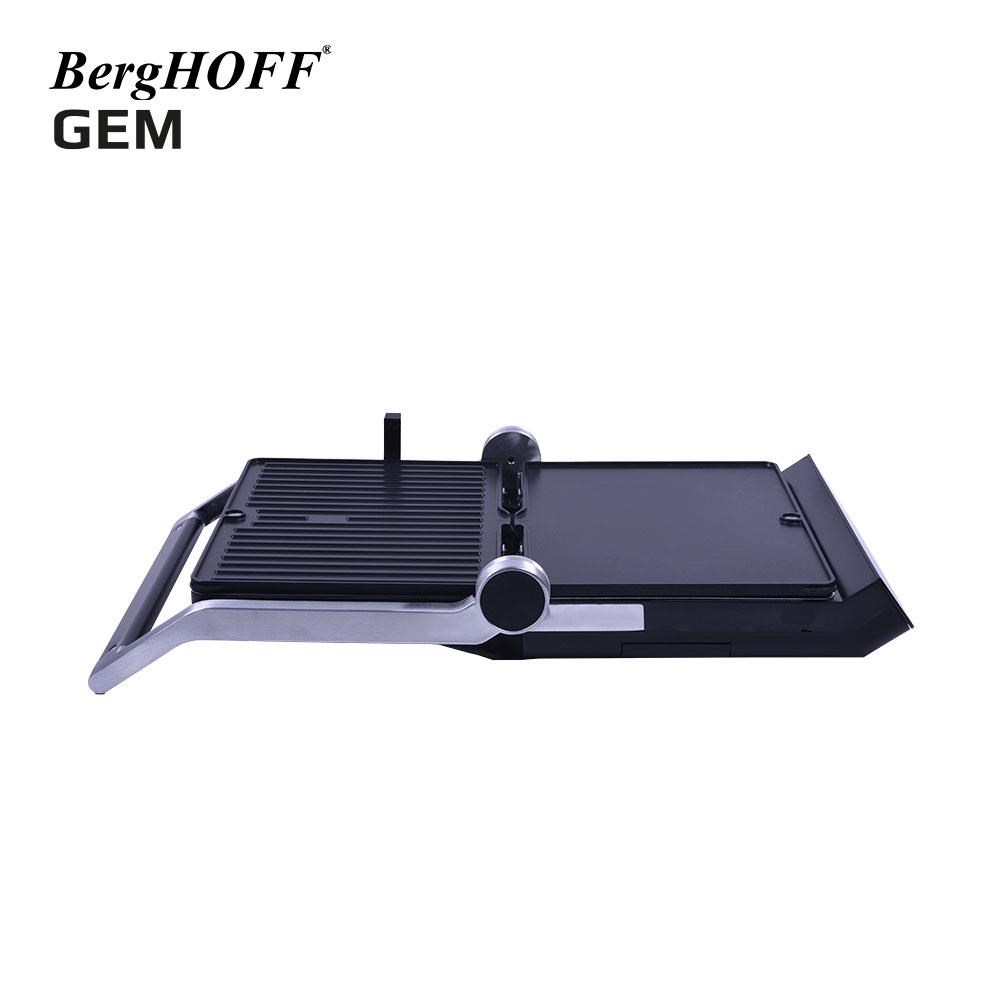 BergHOFF GEM TITAN Gümüş Gri Çelik Izgara ve Tost Makinesi - 7950600