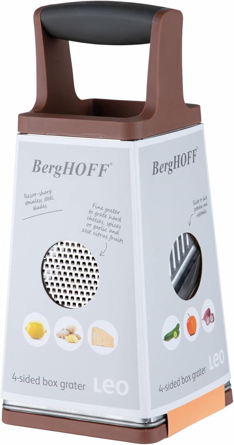 Berghoff Leo 25Cm 4 Yönlü Alttan Kapaklı Rende 18/10 Paslanmaz Çelik - 3950200