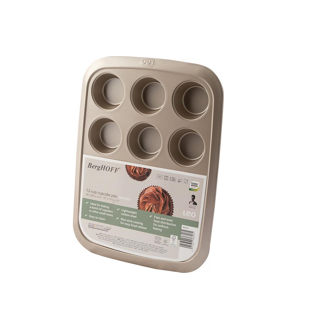 BergHOFF LEO Balance Karbon Çeliği 12 li Muffin Fırın Tepsisi - 3950545