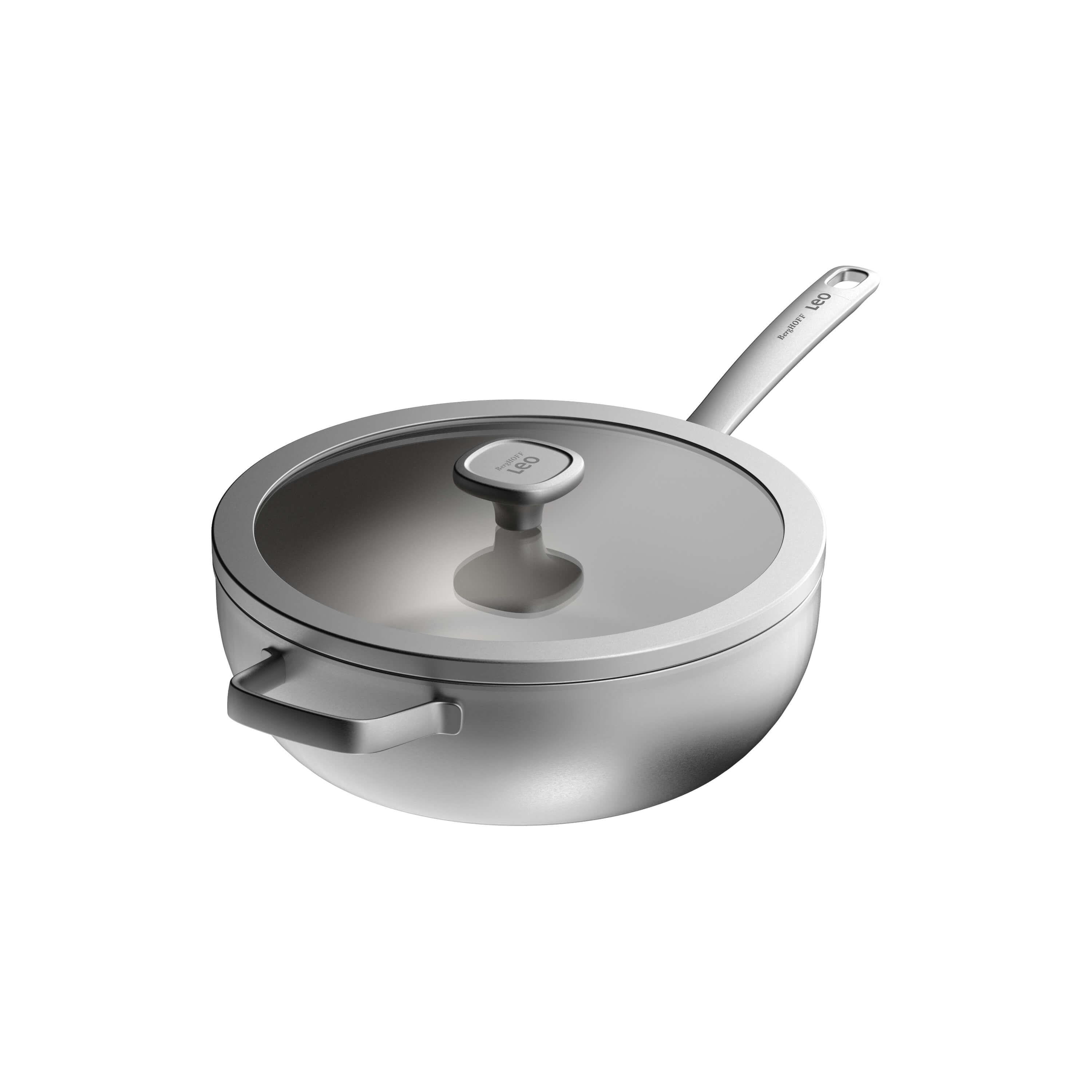 Berghoff Leo Graphite Paslanmaz Çelik Wok Tava 28cm - 3950496